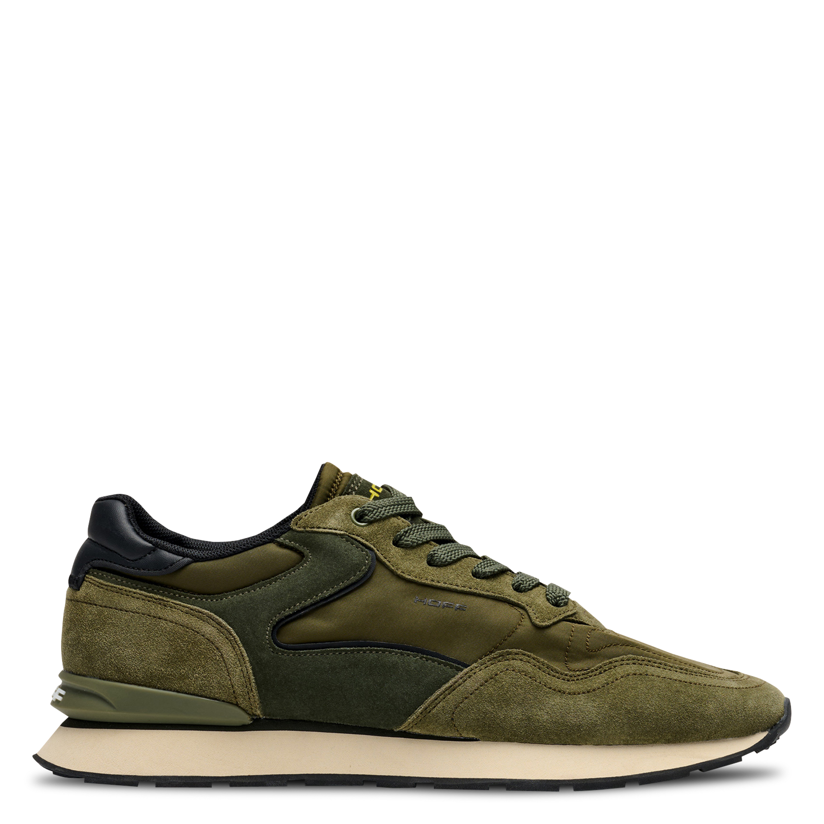 Niedrige Sneaker aus Leder-Mix HOFF Grun