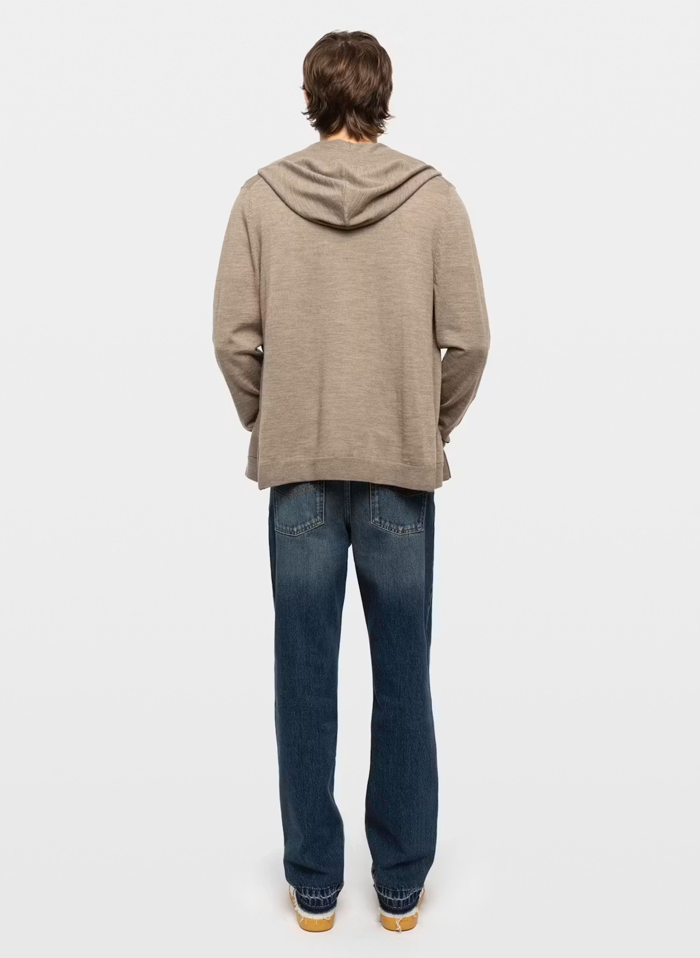 Sweat col rond en laine ZADIG&VOLTAIRE Beige