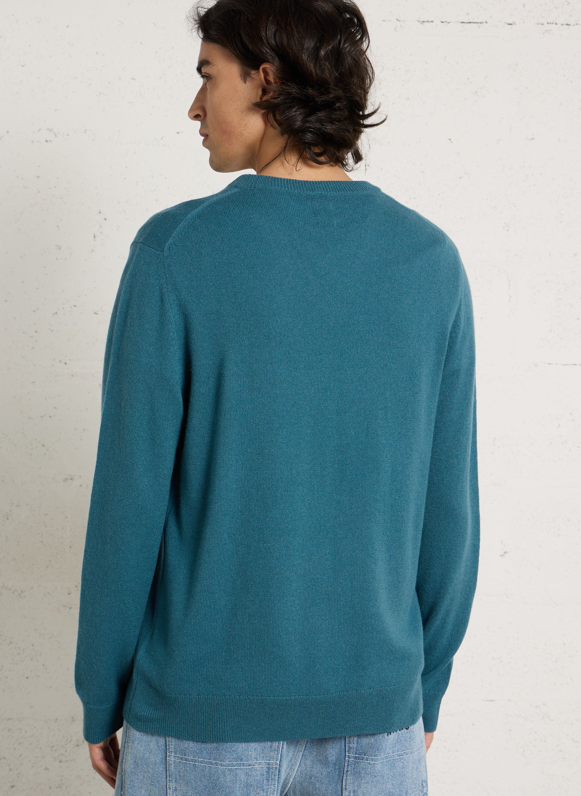 Pull en cachemire AU PRINTEMPS PARIS Bleu
