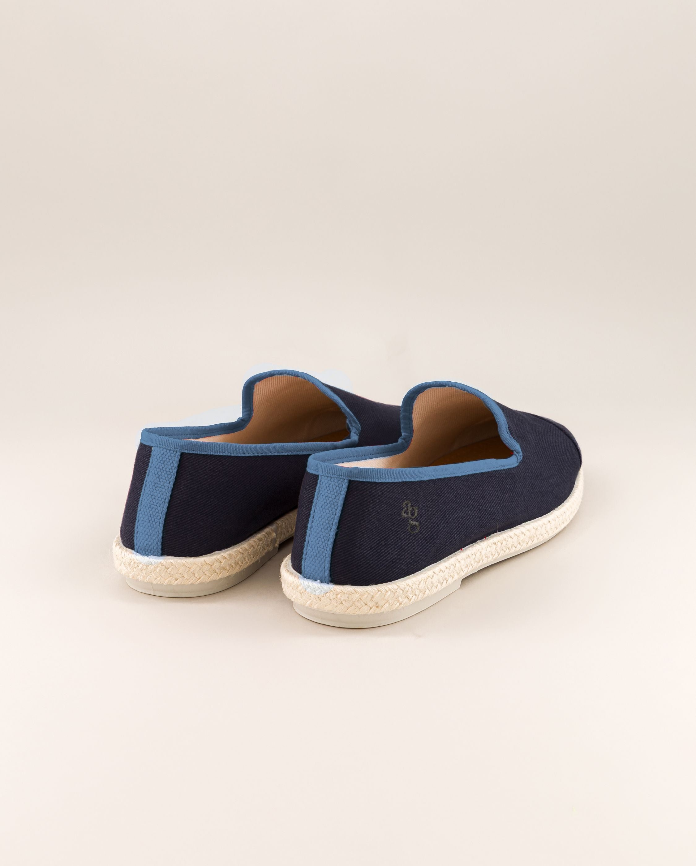 Men's espadrilles cenitz, recycled cotton navy indigo ANGARDE Blue