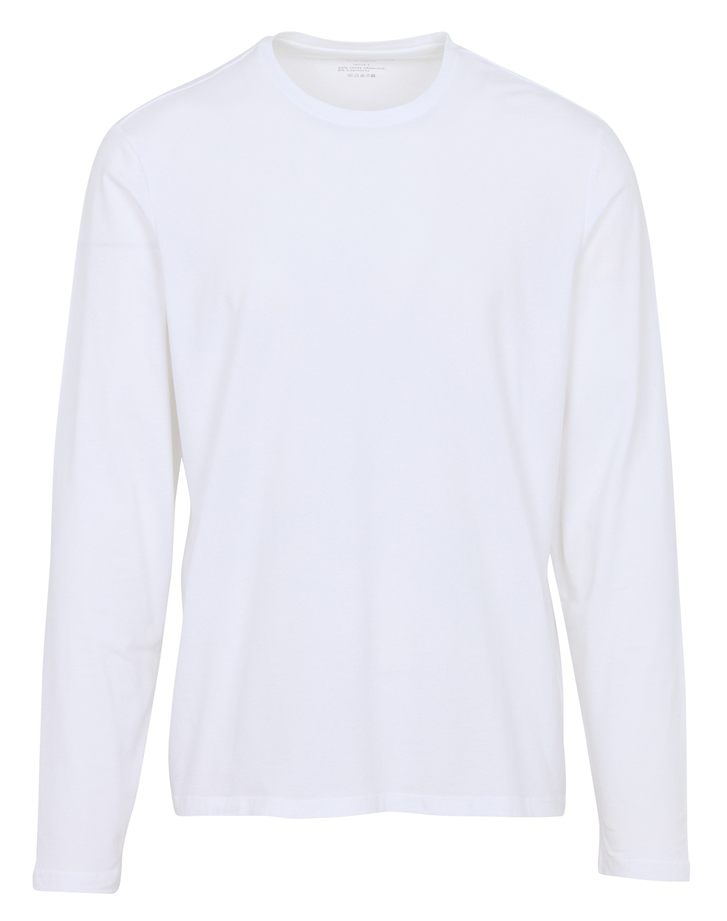 T-shirt dritta scollo tondo in misto cotone bio MAJESTIC FILATURES