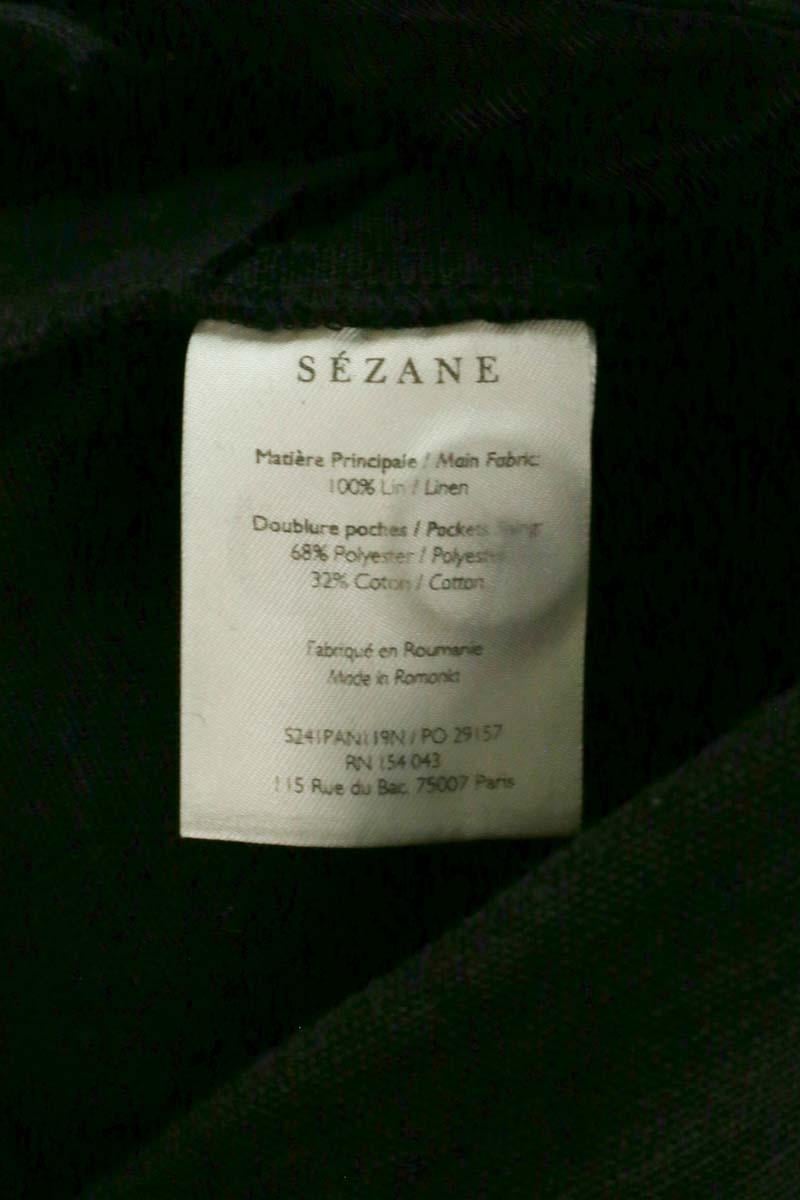 Straight-leg pants SEZANE - Seconde main Black