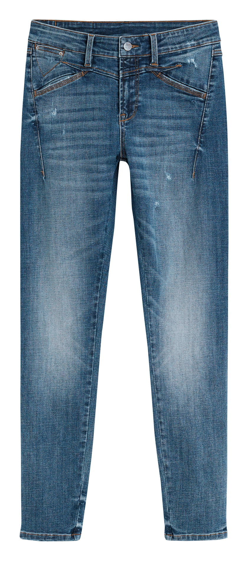 Jean slim en coton mélangé DESIGUAL Bleu