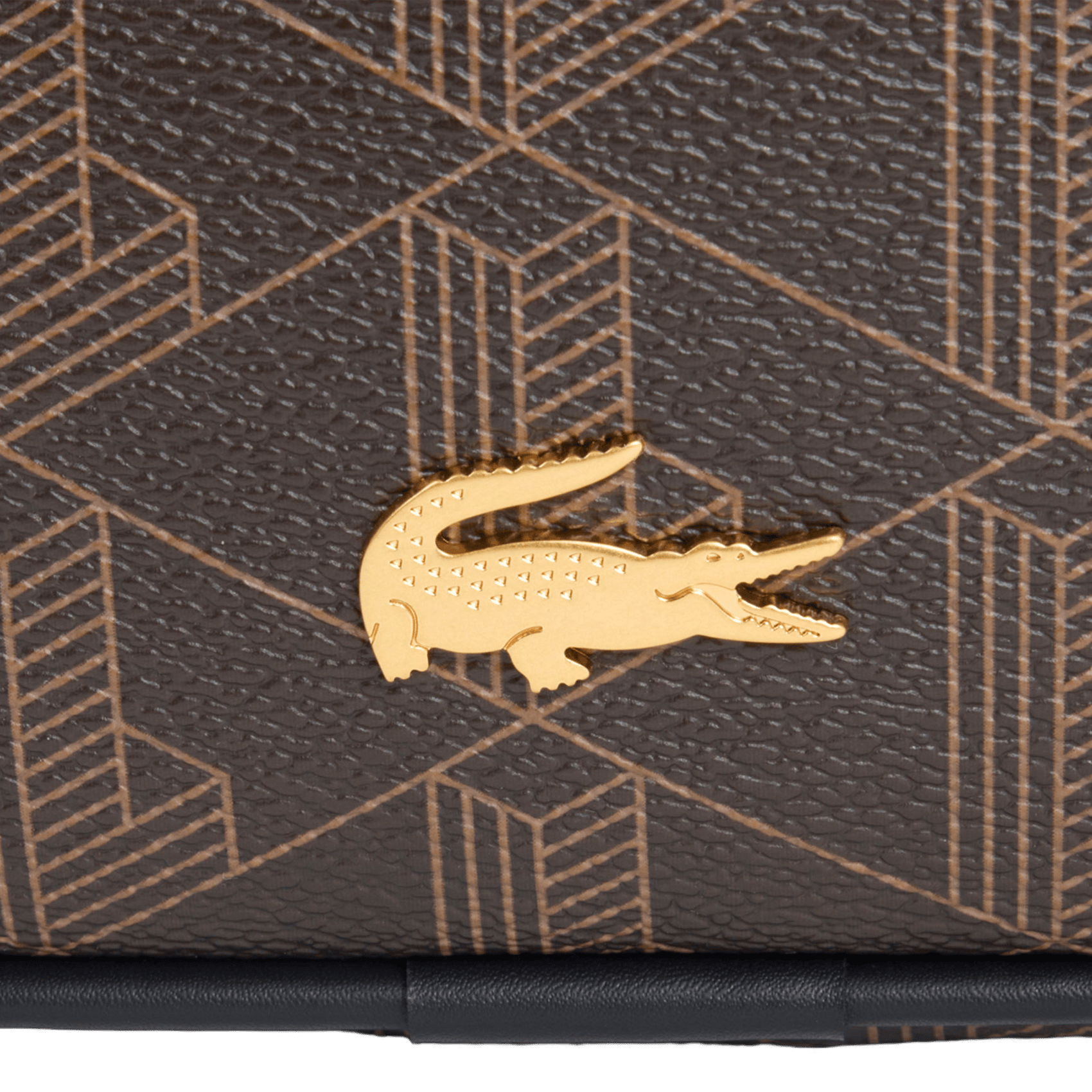 Bedruckte Umhängetasche The Blend LACOSTE Braun