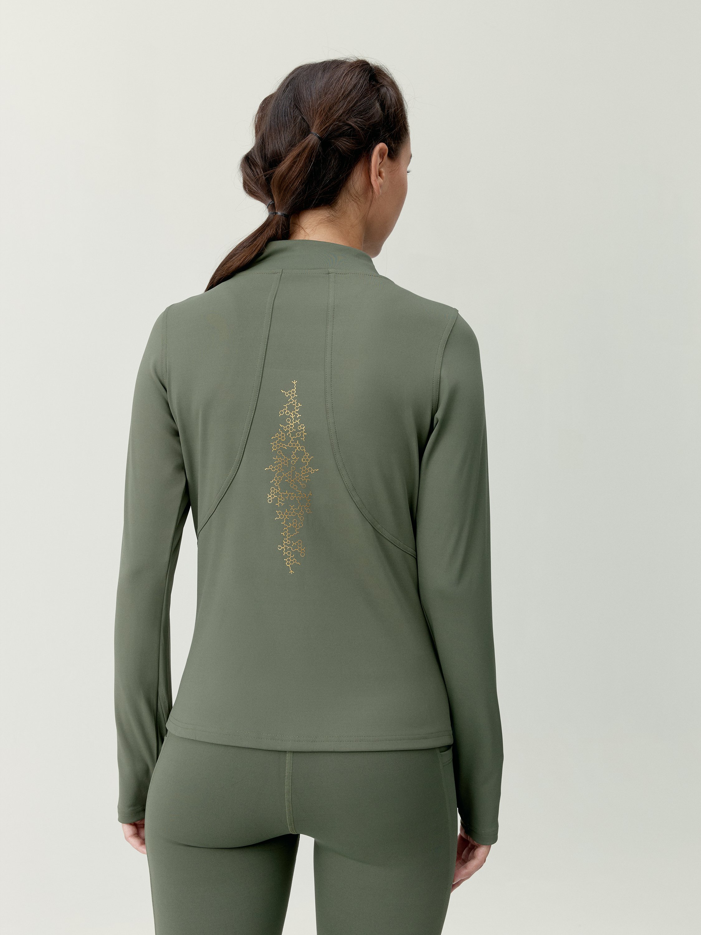 Women's sport jacket Isla with quick-dry pockets BORN Green