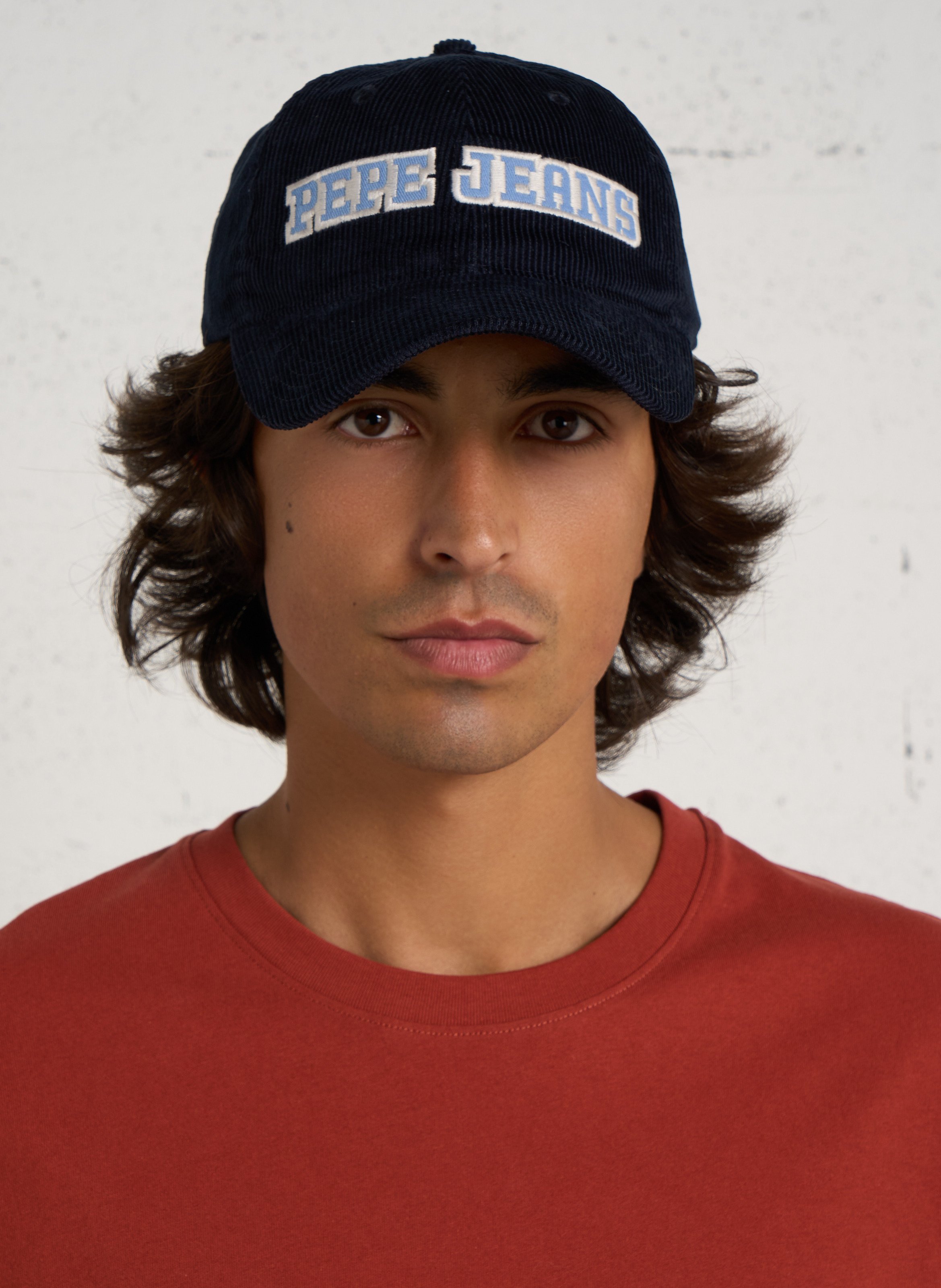 Casquette en coton PEPE JEANS Bleu
