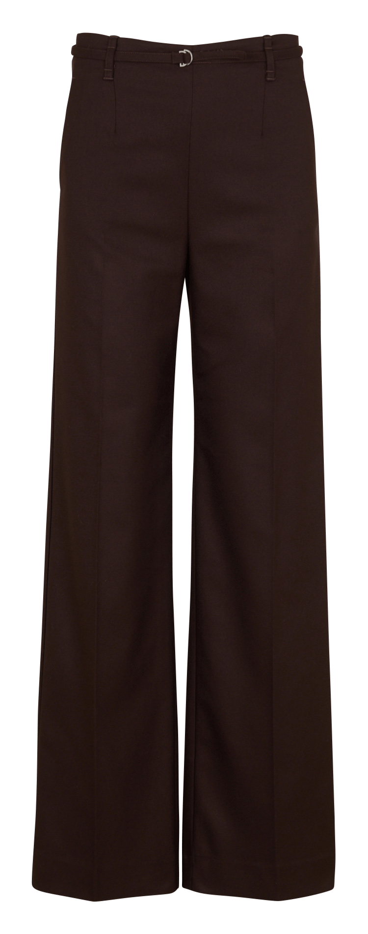 Weit geschnittene gerade Hose mit Gürtel KOOKAI Braun