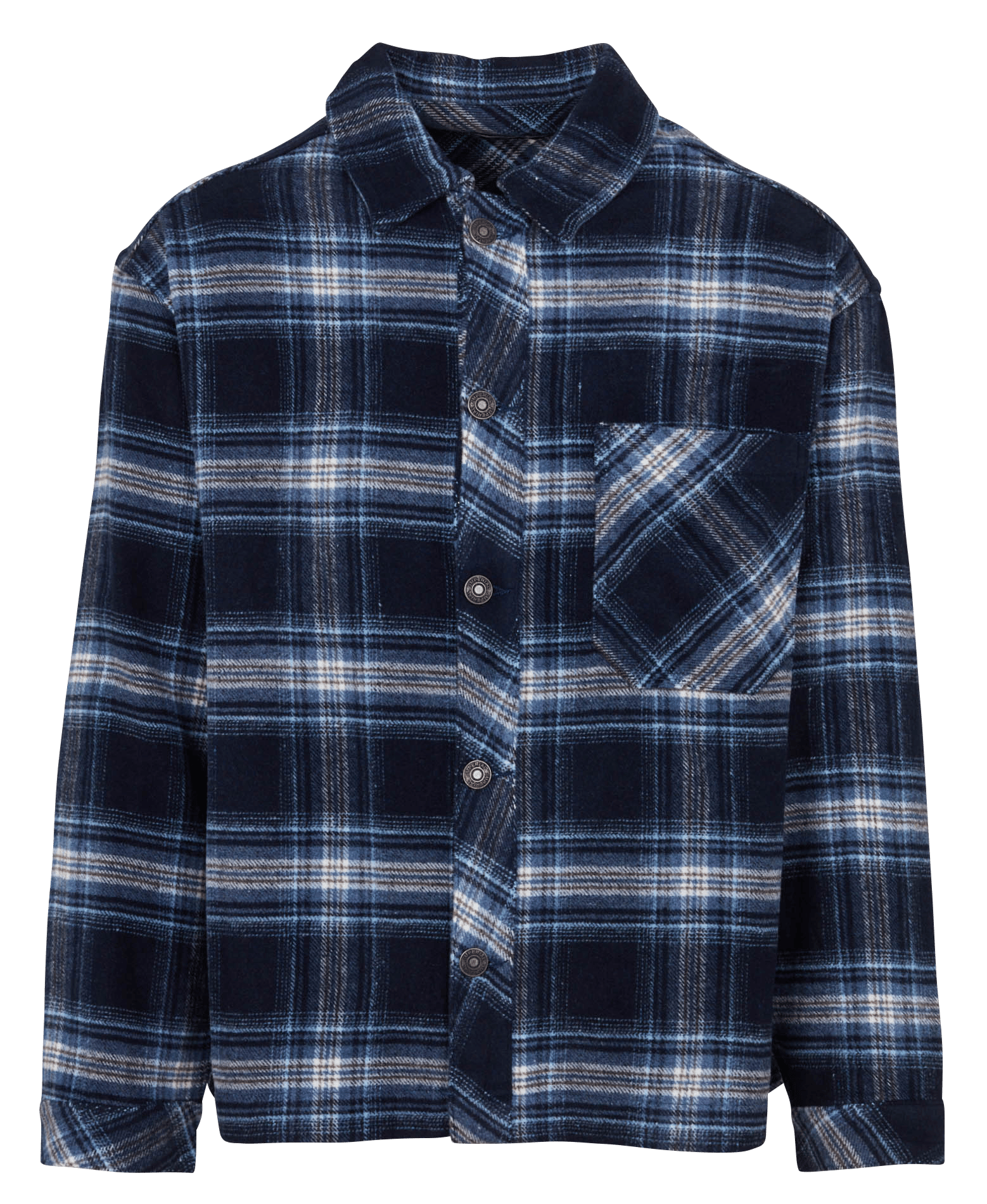 Overhemd recht model met ruiten IMPERIAL Blauw