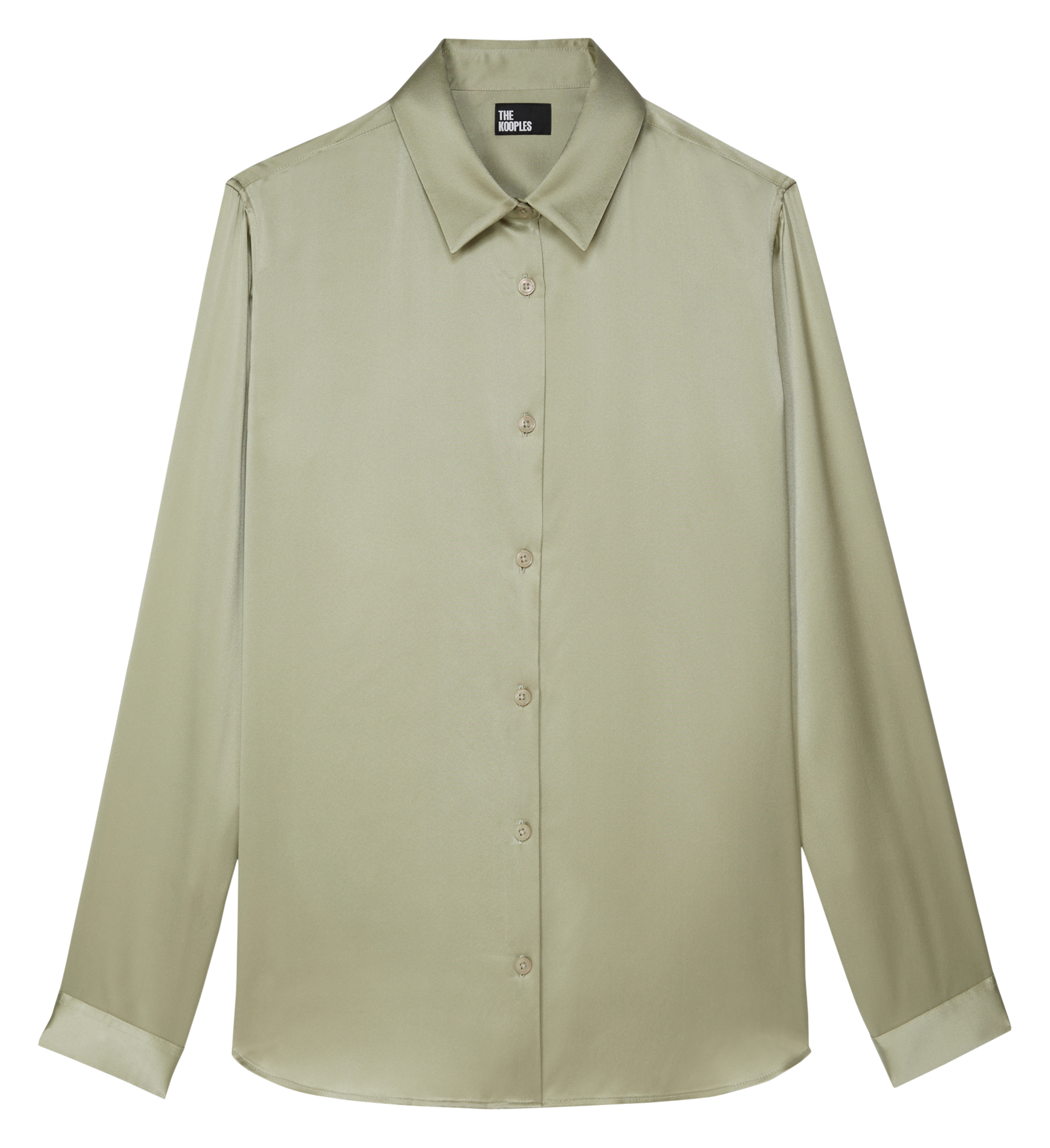Silk shirt with classic collar Kak12 The Kooples - Women FCCL28039K | Place  des Tendances