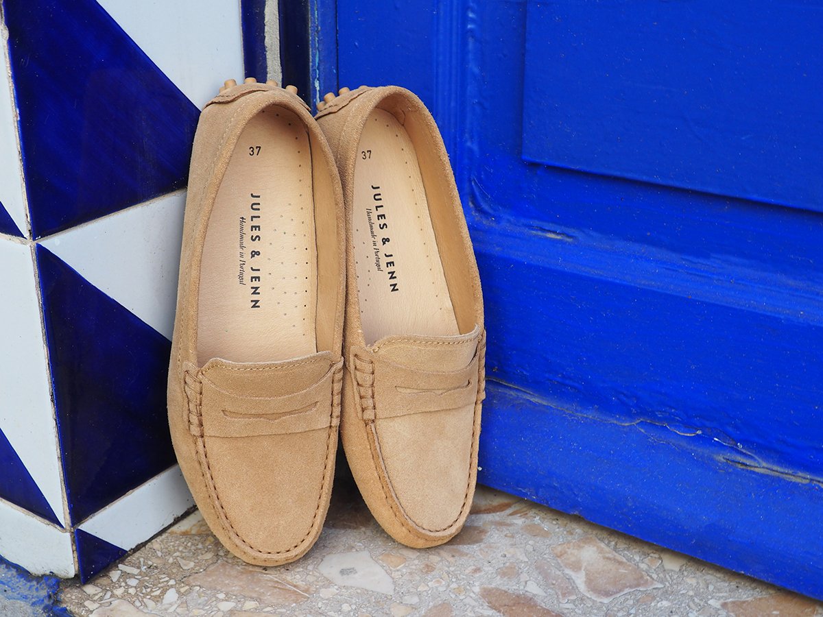 Suede loafers JULES & JENN Brown