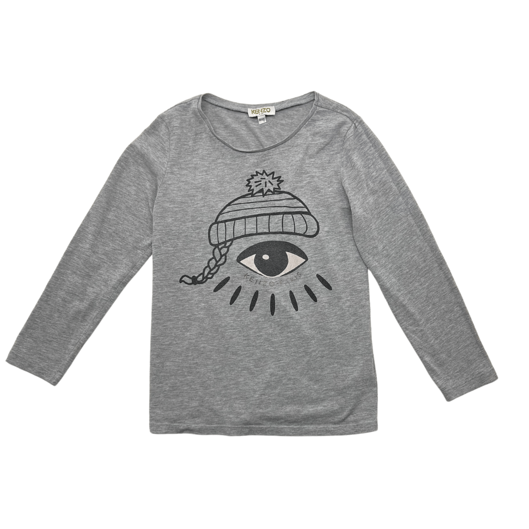 Gray Kids T-shirt - 8 years KENZO - SECONDE MAIN Grey