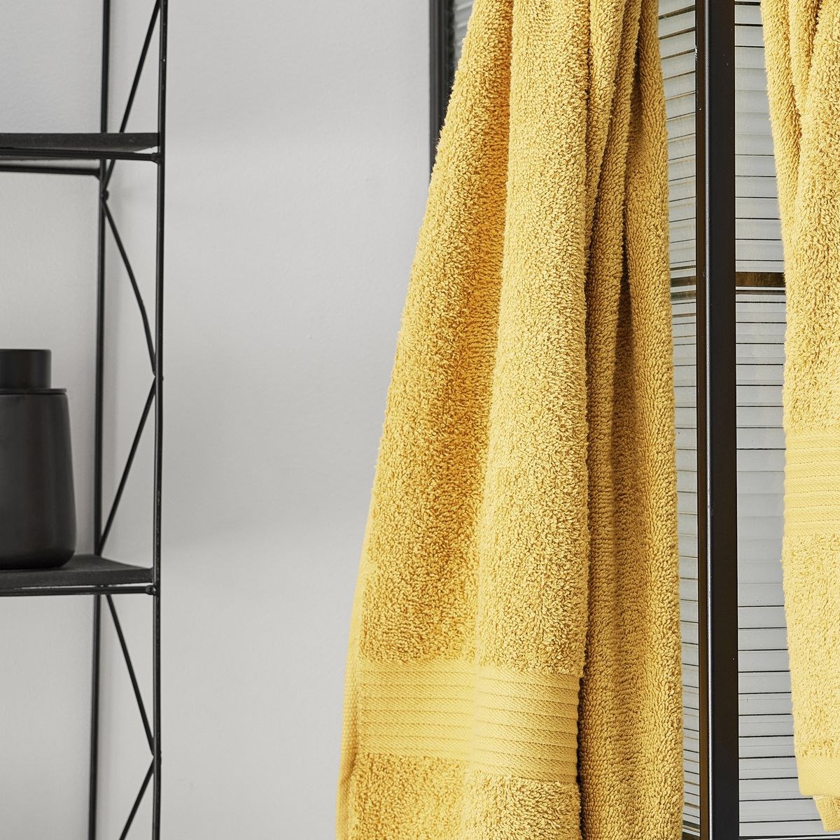 Solid color cotton beach towel TODAY LINGE DE MAISON Yellow