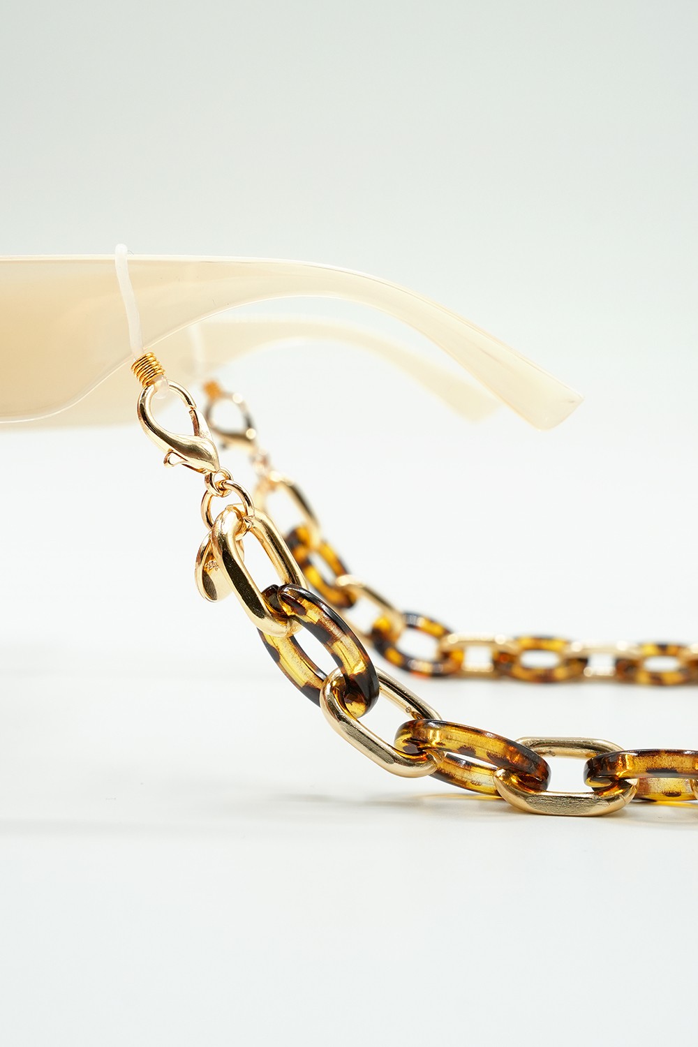 Chaîne de lunettes en perles LA COQUE FRANCAISE Marron