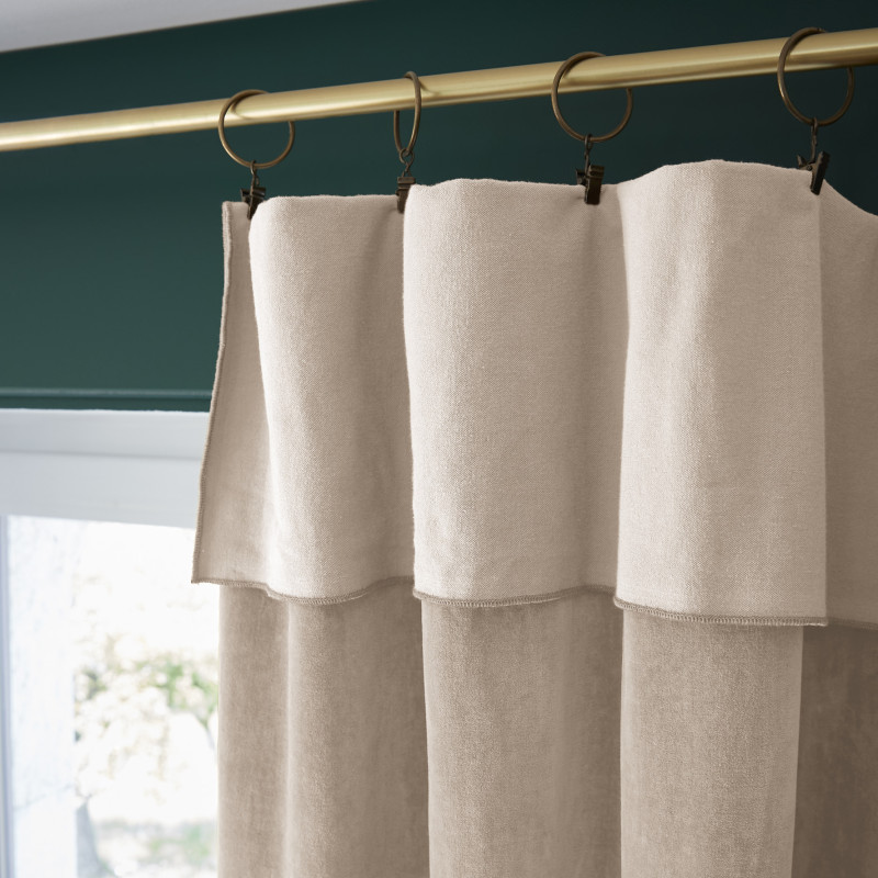 Blackout and Thermal Curtains L'EFFET PAPILLON White