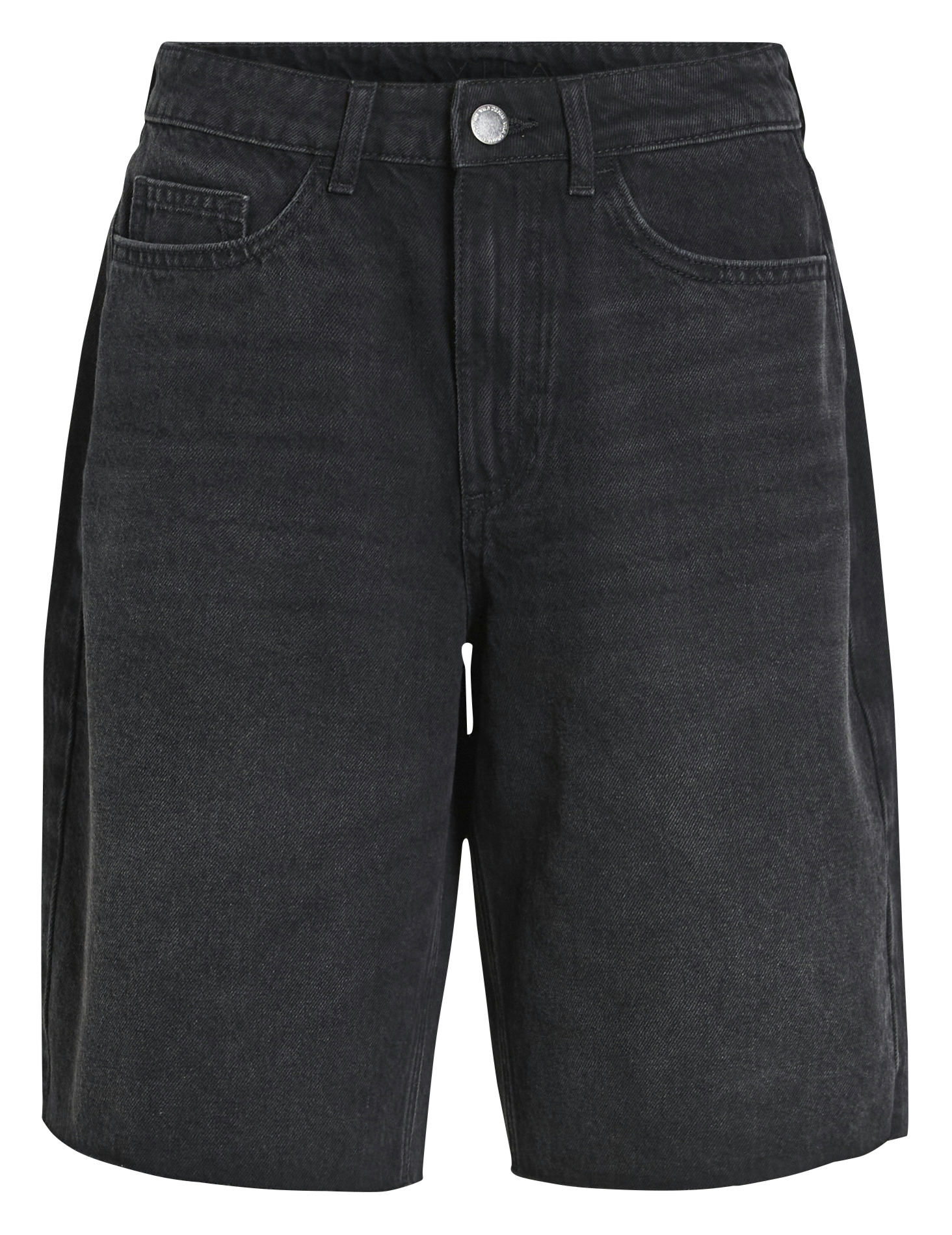 Bermuda droit en coton mélangé VILA Noir