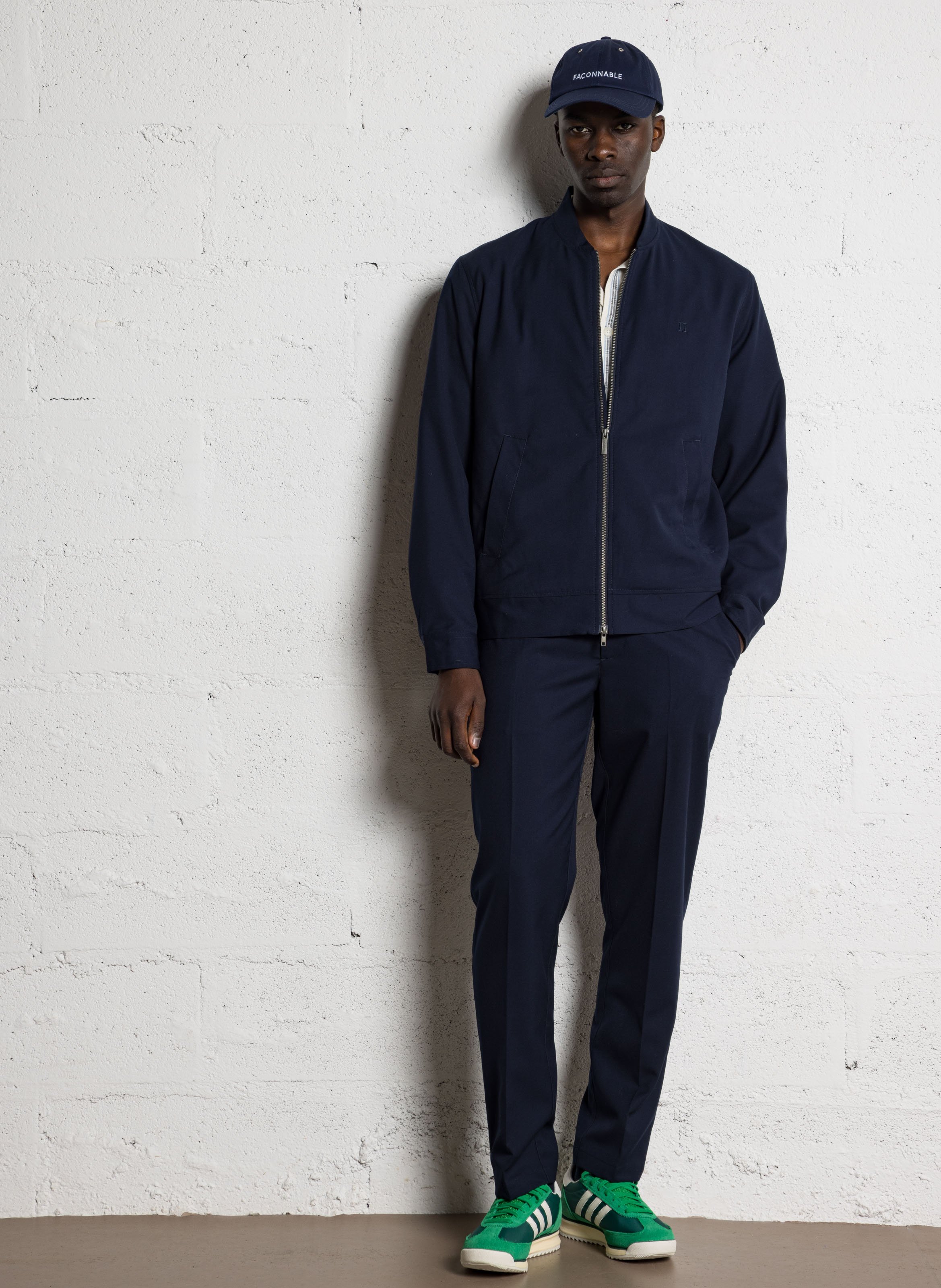 Pantalon de costume droit LES DEUX Bleu