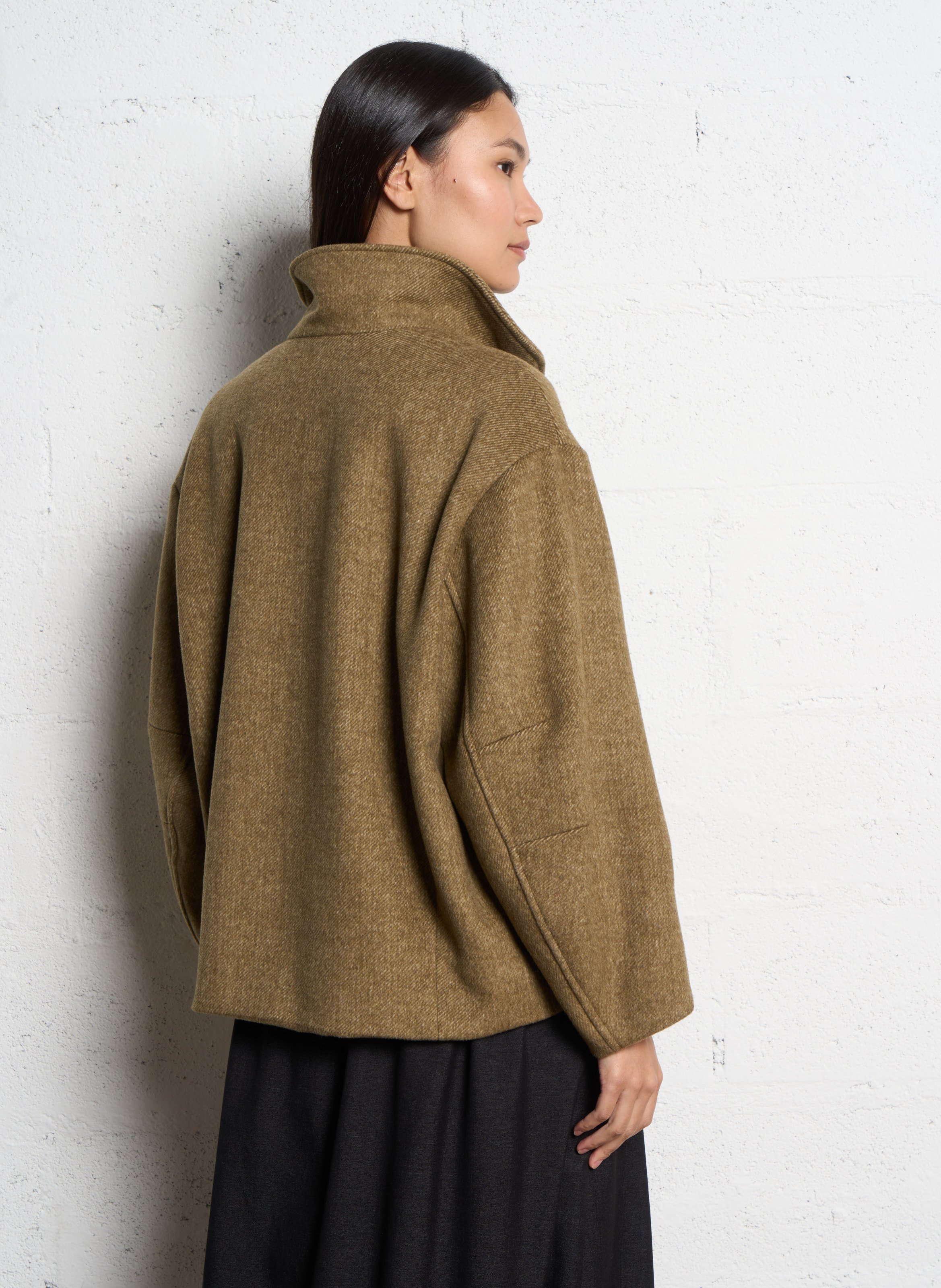 Oversized wool-blend jacket  JC SOPHIE Green