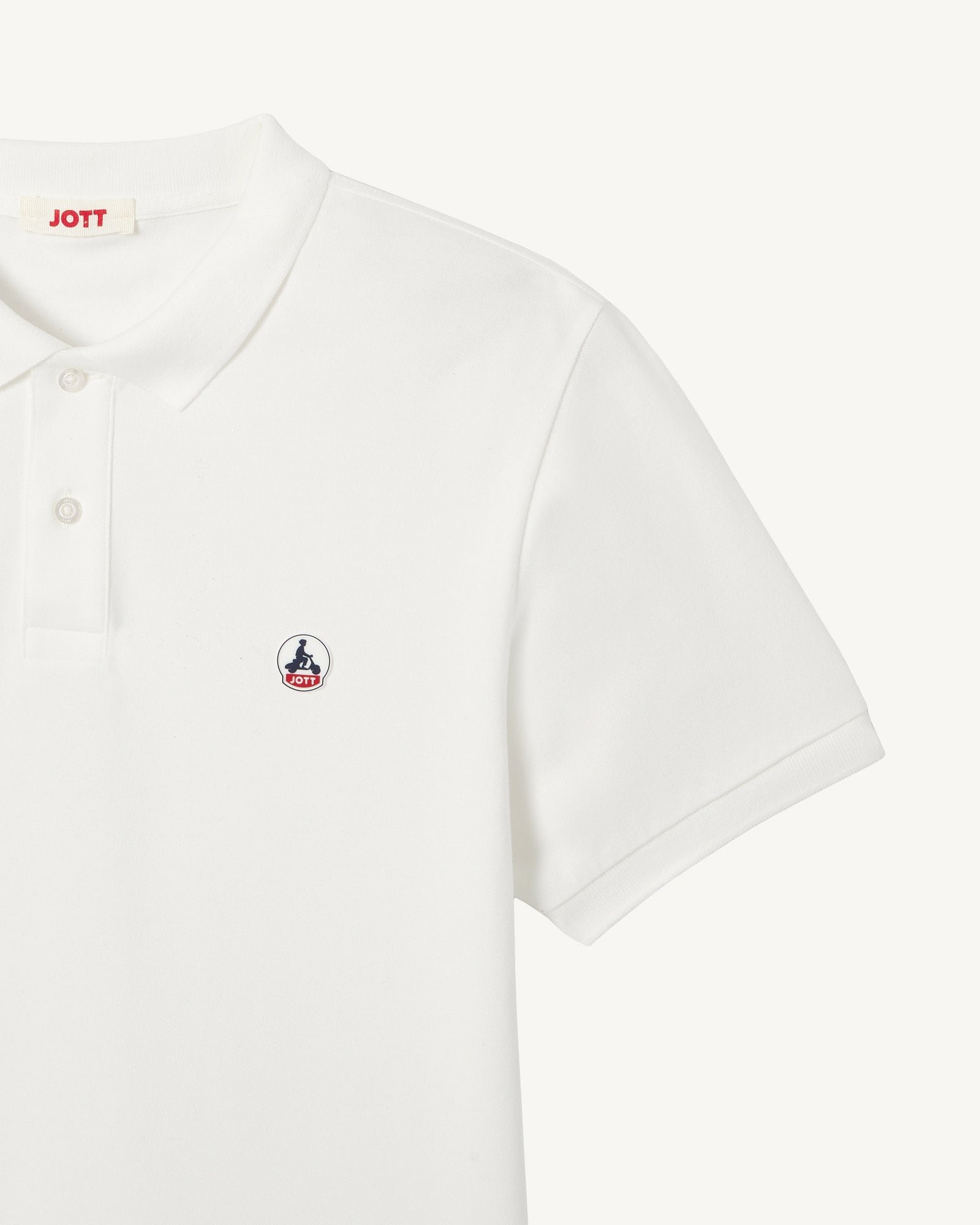 Organic cotton polo Marbella JOTT White