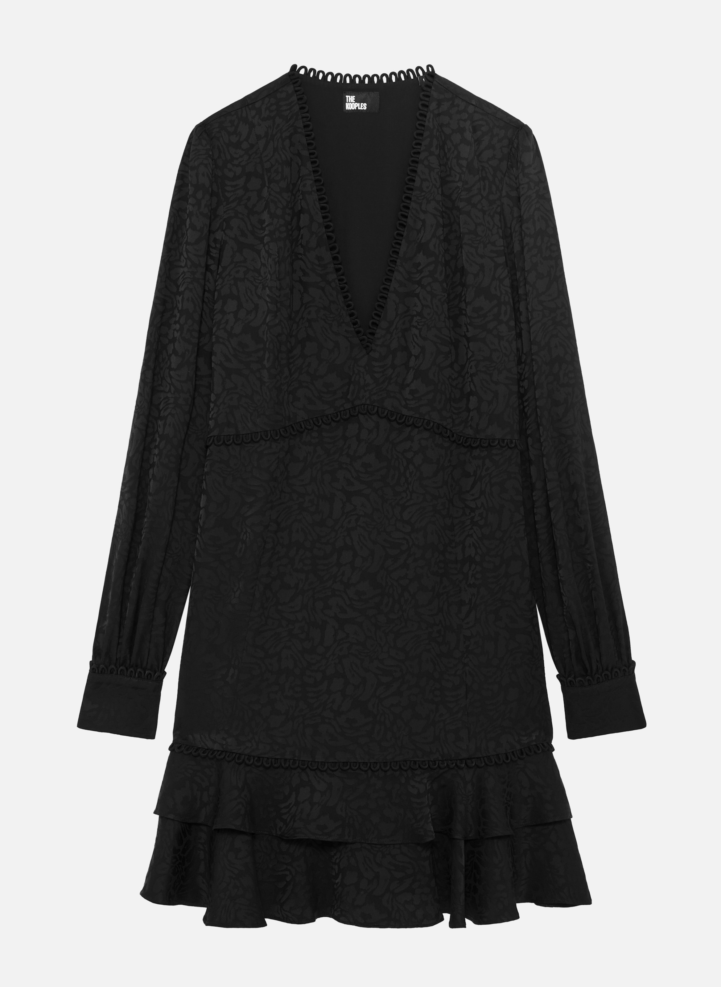 Jacquard dress THE KOOPLES Black