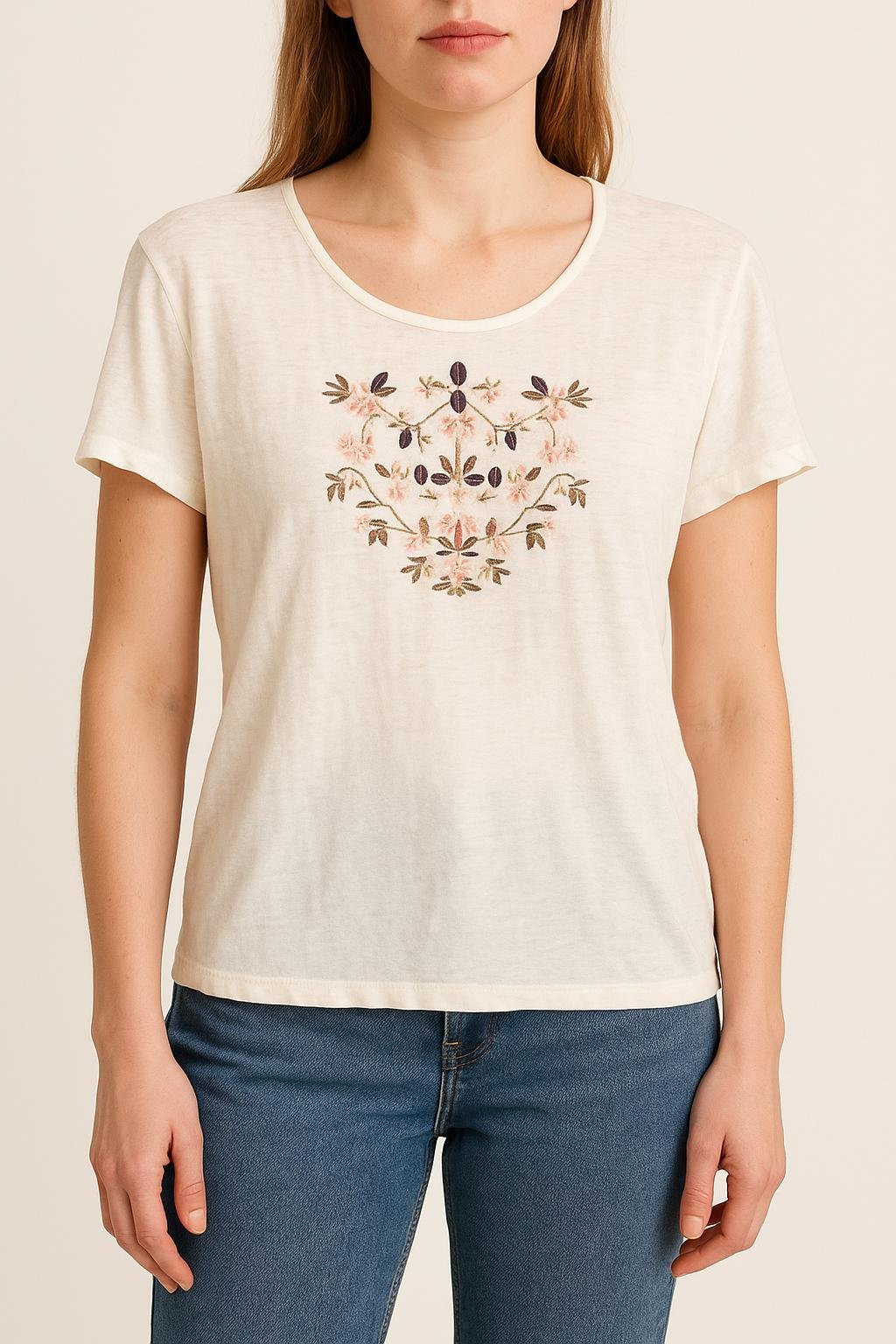 Tommy Badge T-shirt BIMBA Y LOLA - Seconde main White