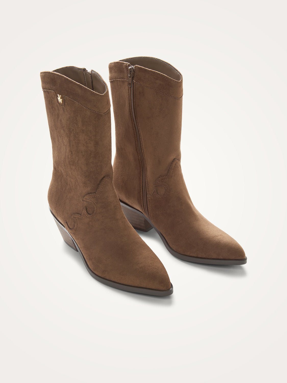 High cowboy boots VANESSA WU Brown