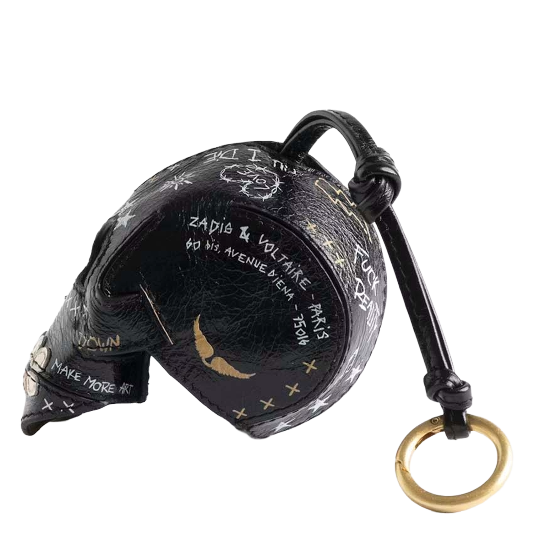 Schlüsselanhänger Totenkopf ZADIG&VOLTAIRE Schwarz