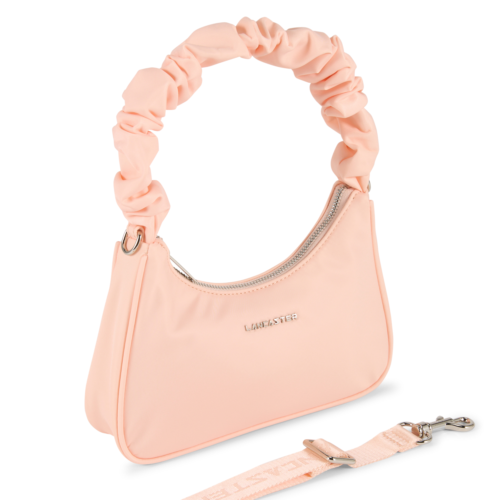 Sac baguette porté épaule  LANCASTER PARIS Rose