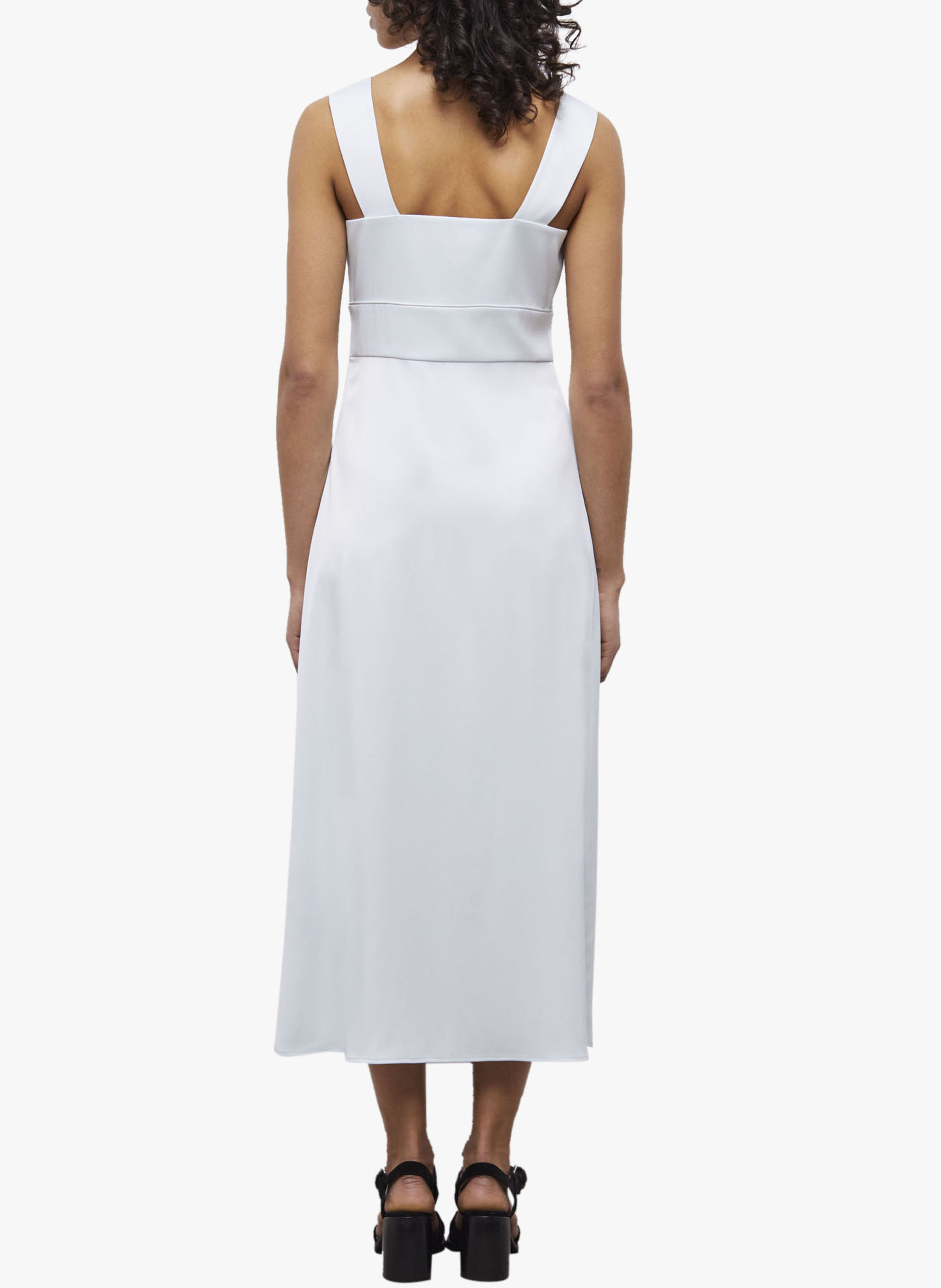 Robe longue col carré boutonnée THE KOOPLES Vert