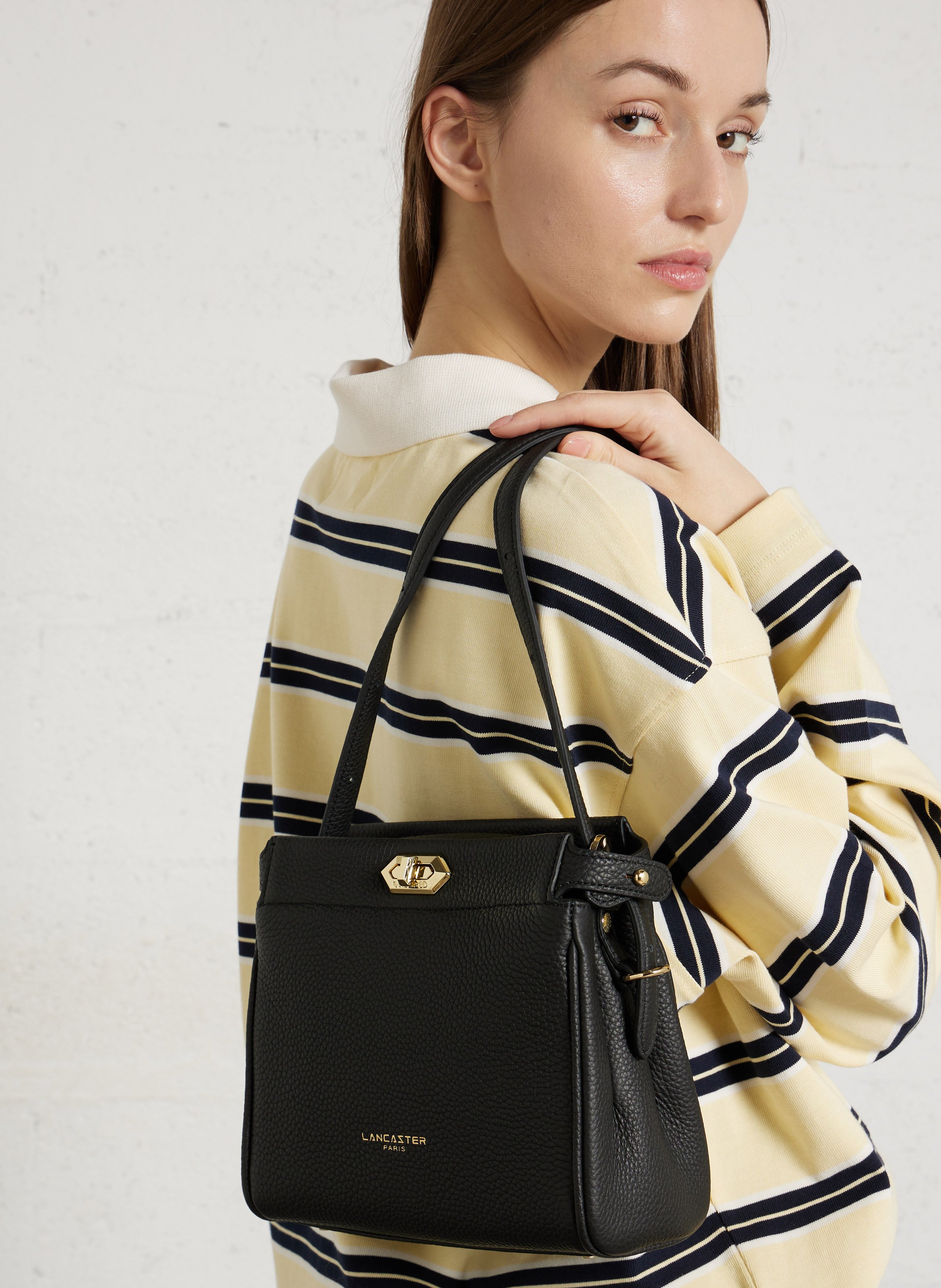 Brieftasche aus Leder LANCASTER PARIS Schwarz