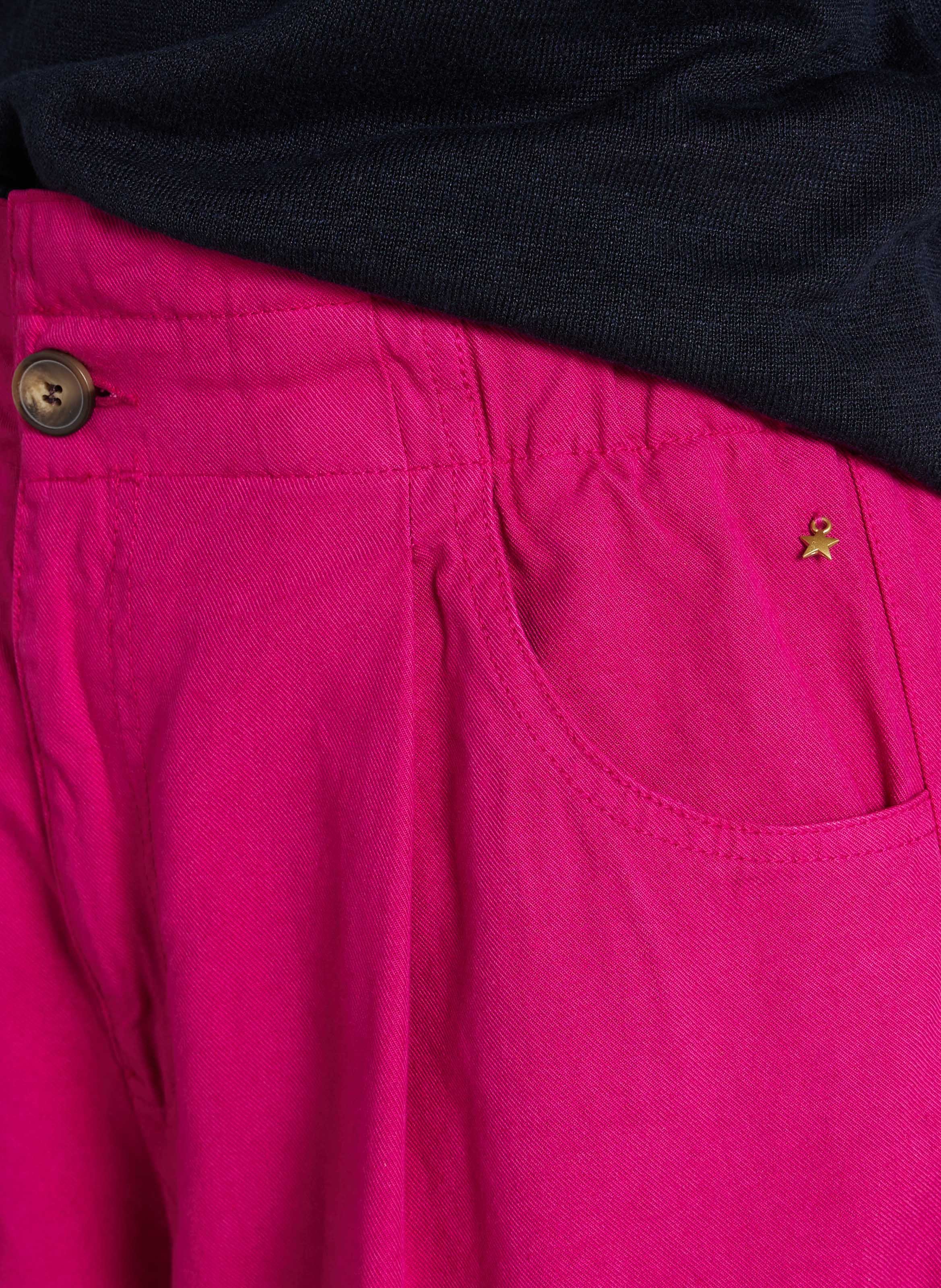 Pantalon large DES PETITS HAUTS Violet