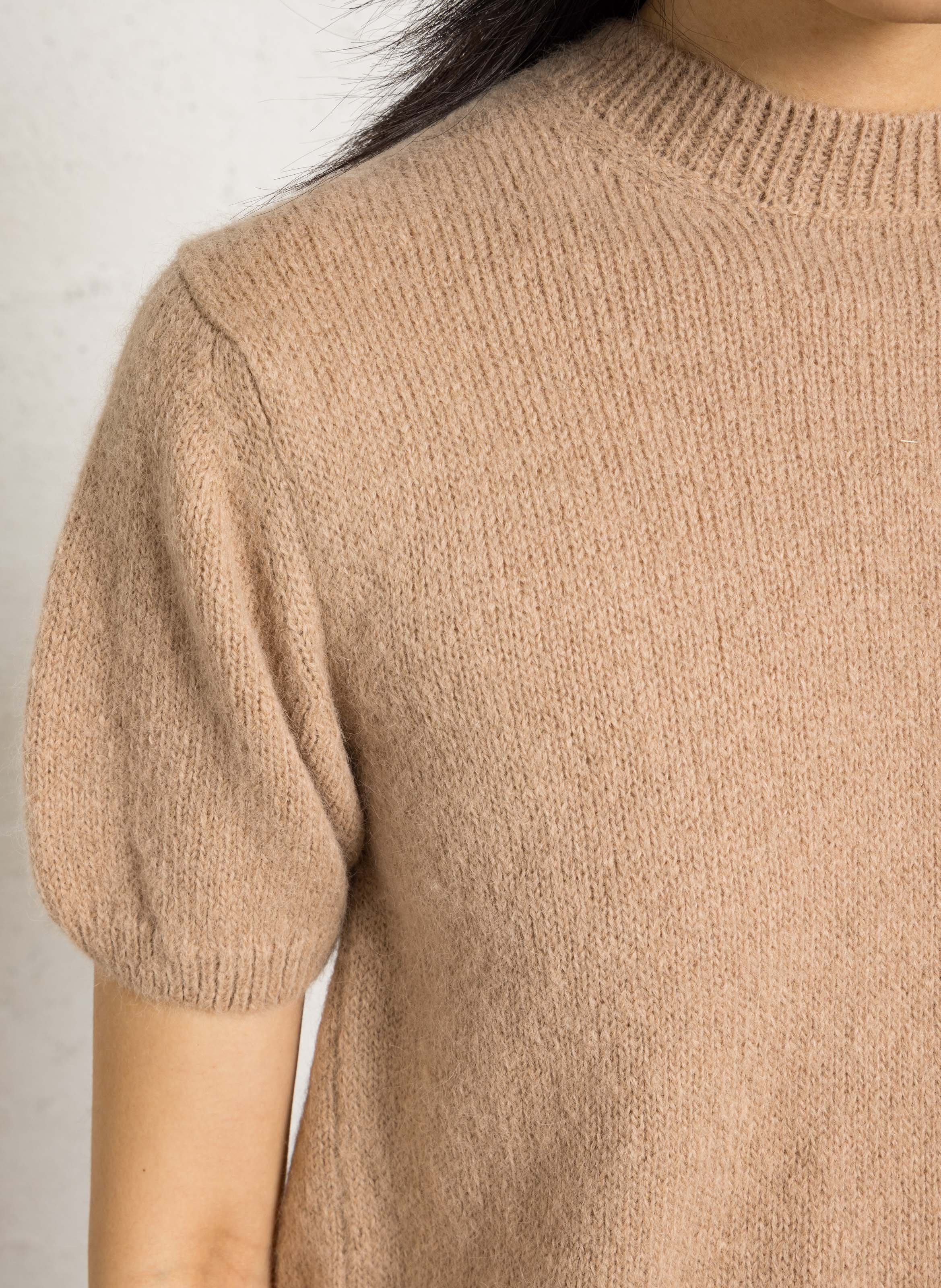 Oversized trui | wolblend MASSCOB Bruin