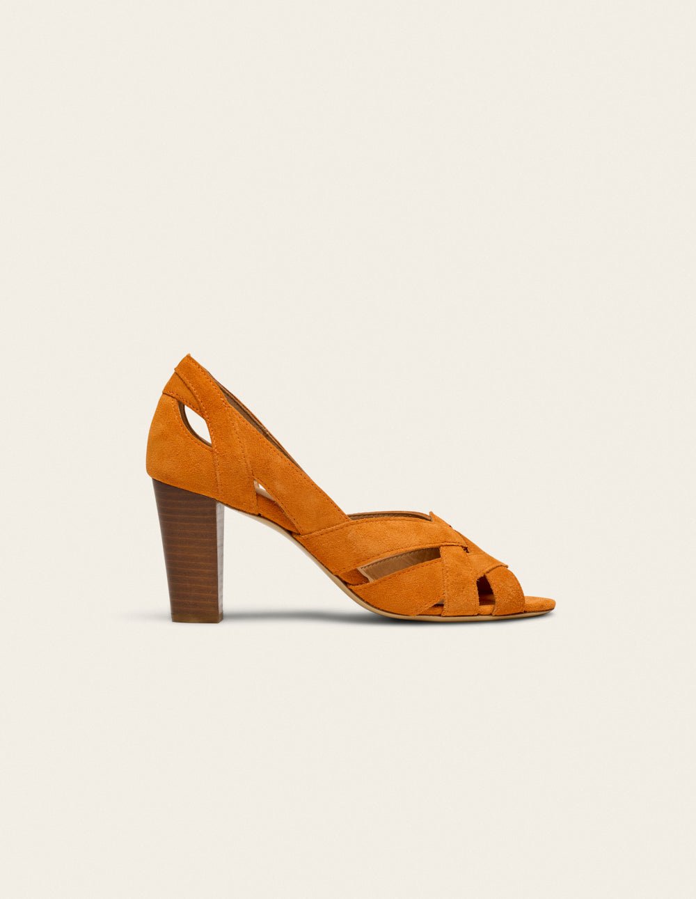 Heeled sandals ODAJE Orange