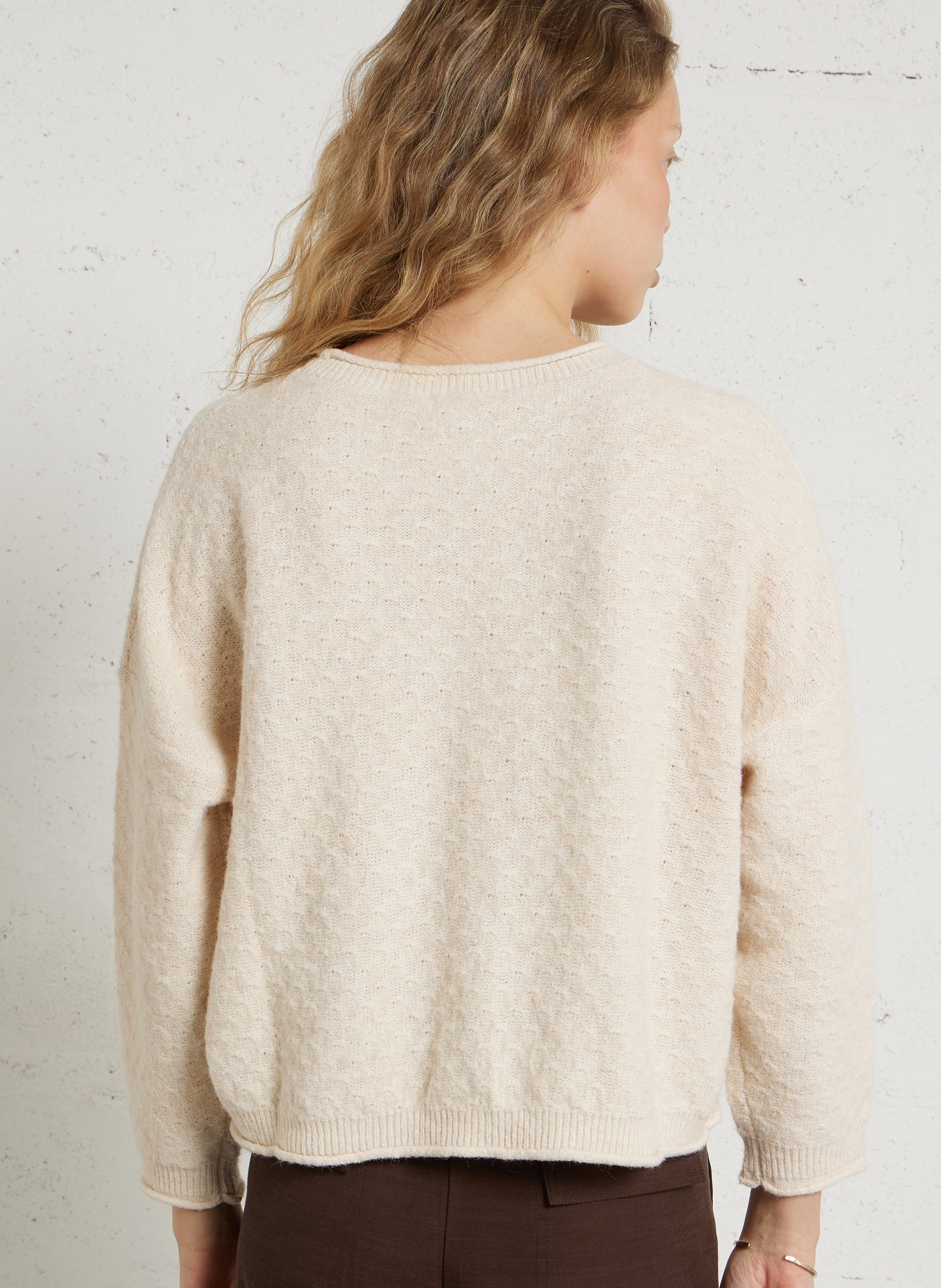 Oversize-Pullover LA PETITE ETOILE Beige