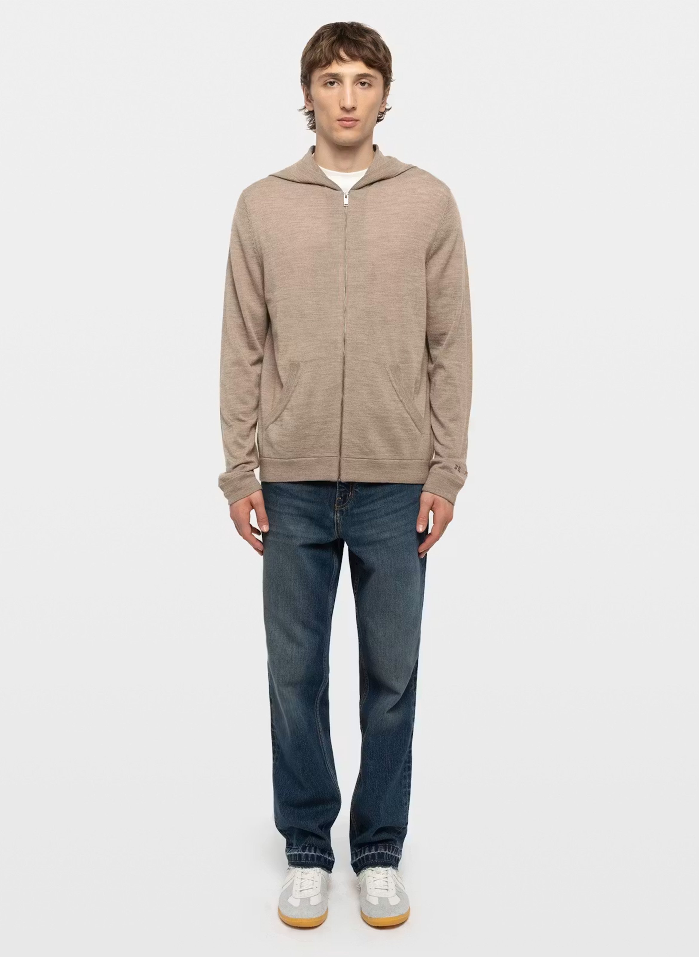 Sweat col rond en laine ZADIG&VOLTAIRE Beige