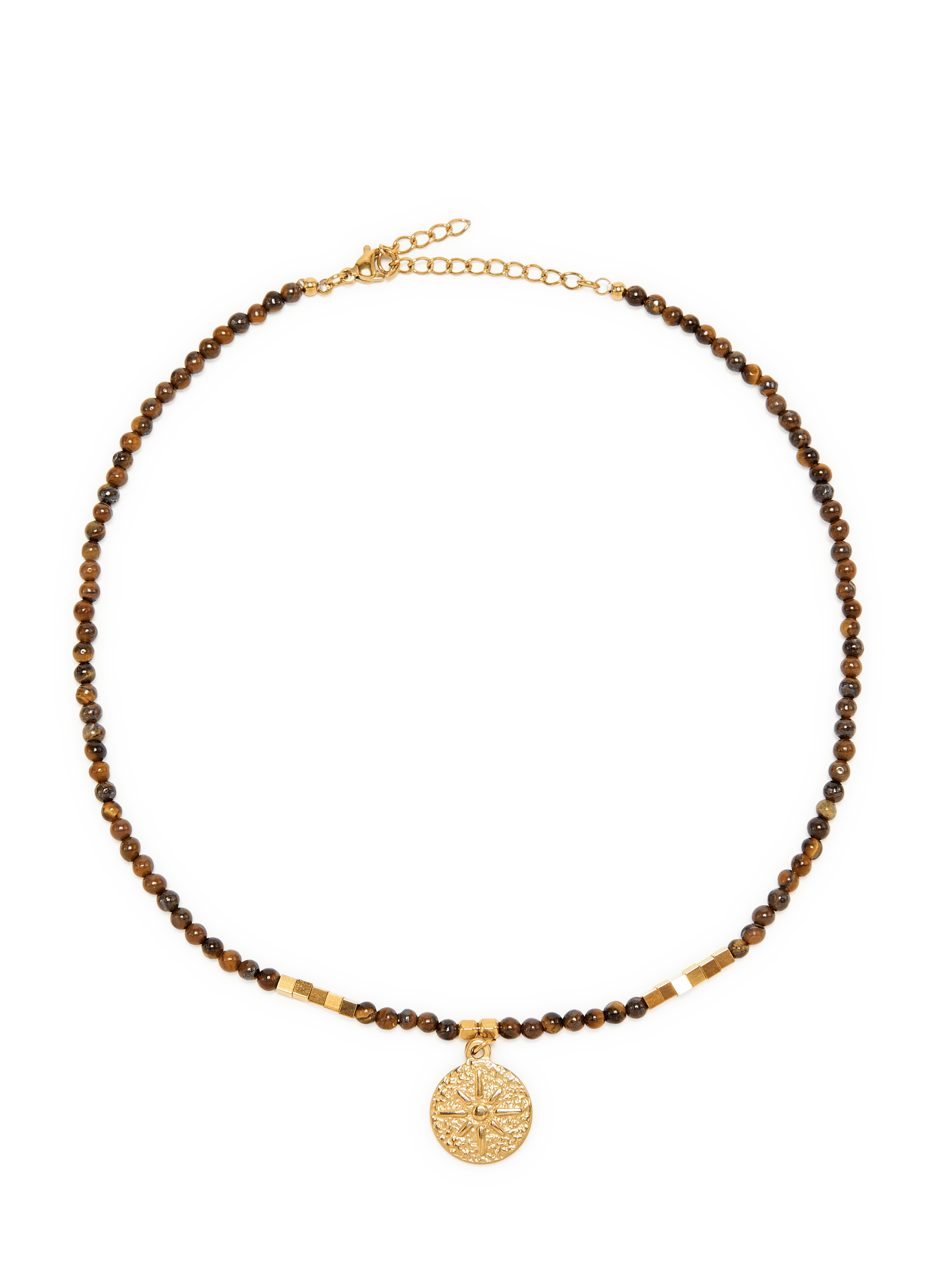 Gemstone necklace AU PRINTEMPS PARIS Brown