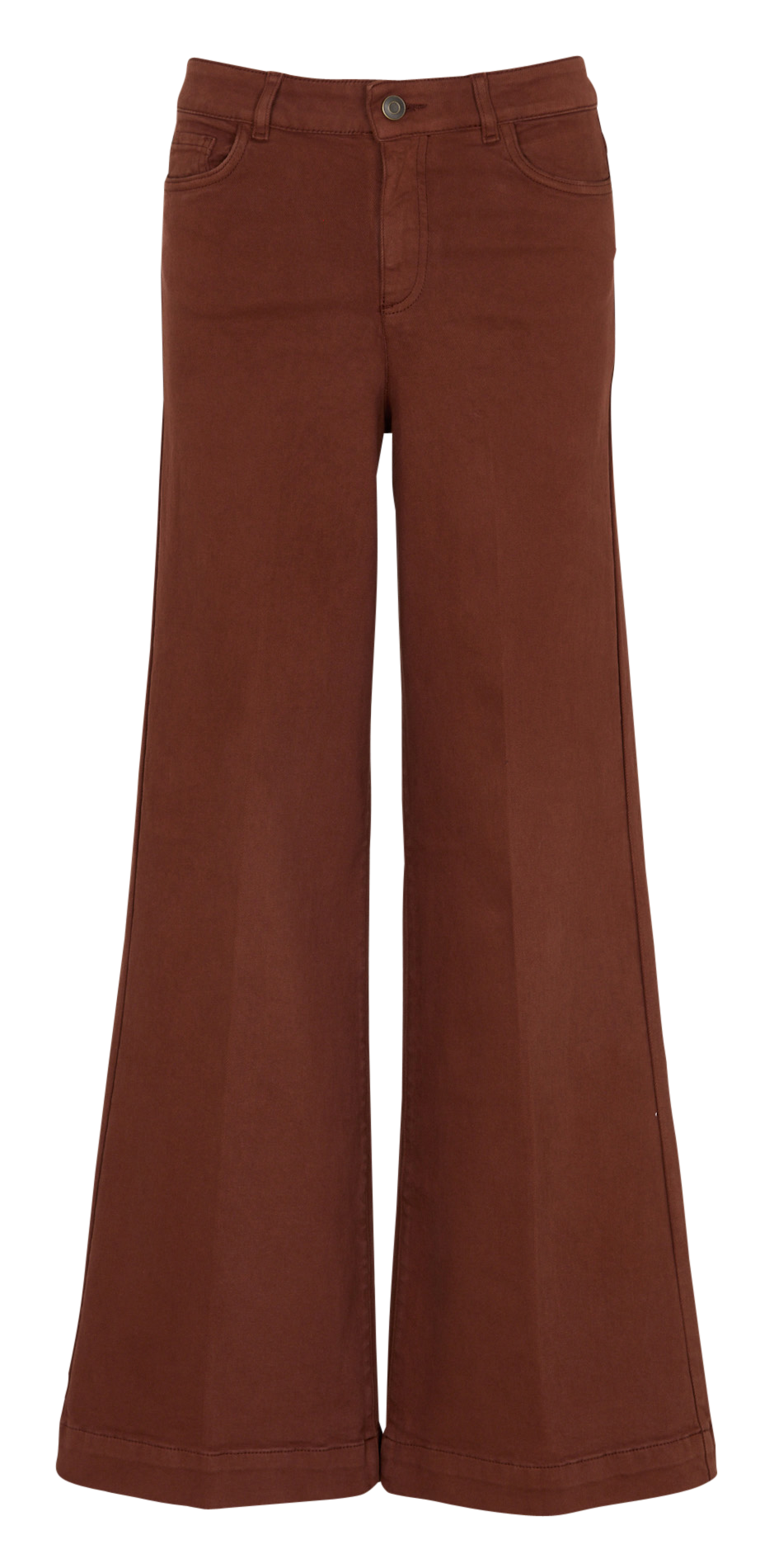 Gerade geschnittene Hose aus gemischter Baumwolle MAISON 123 Beige
