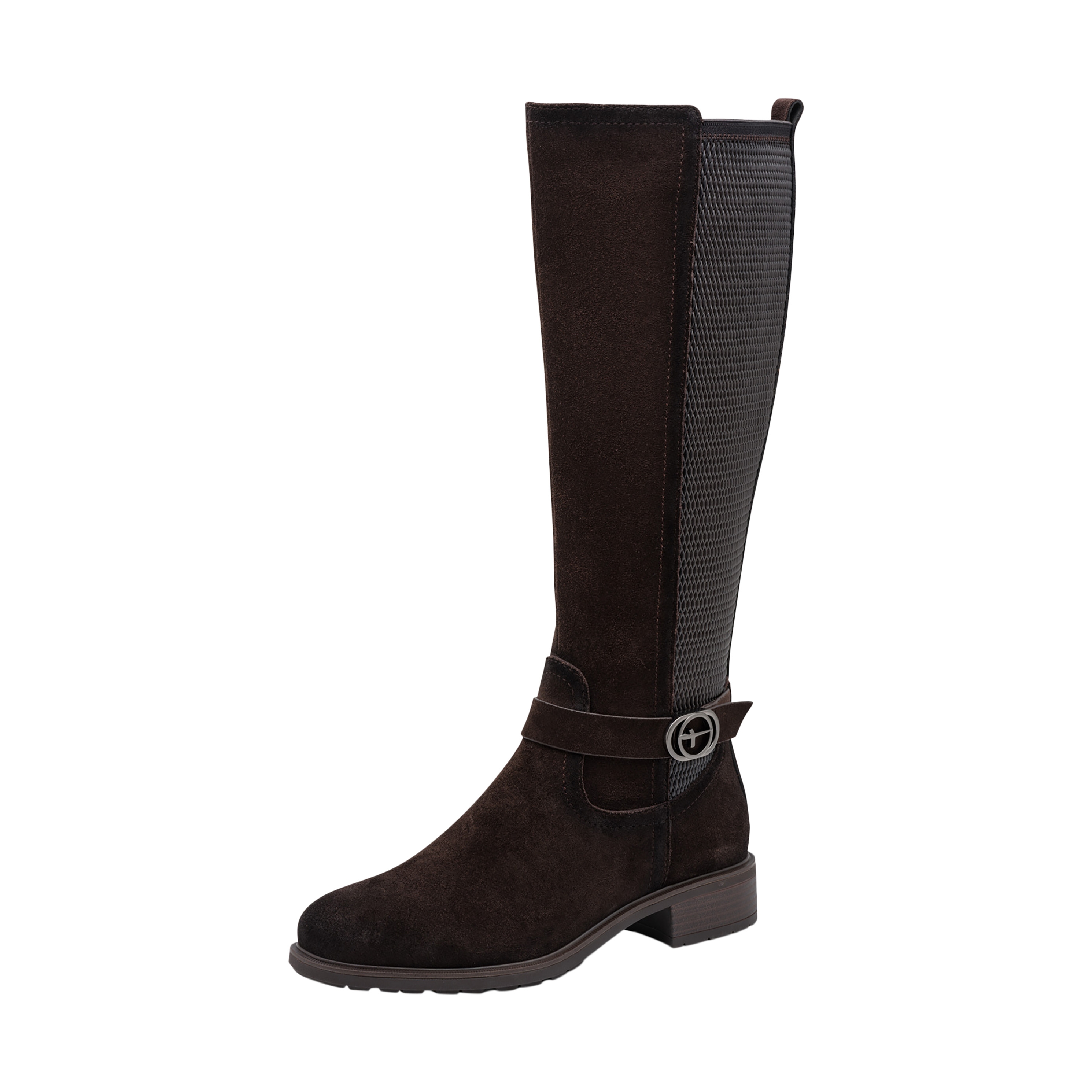 Leather boots | Brown TAMARIS Women