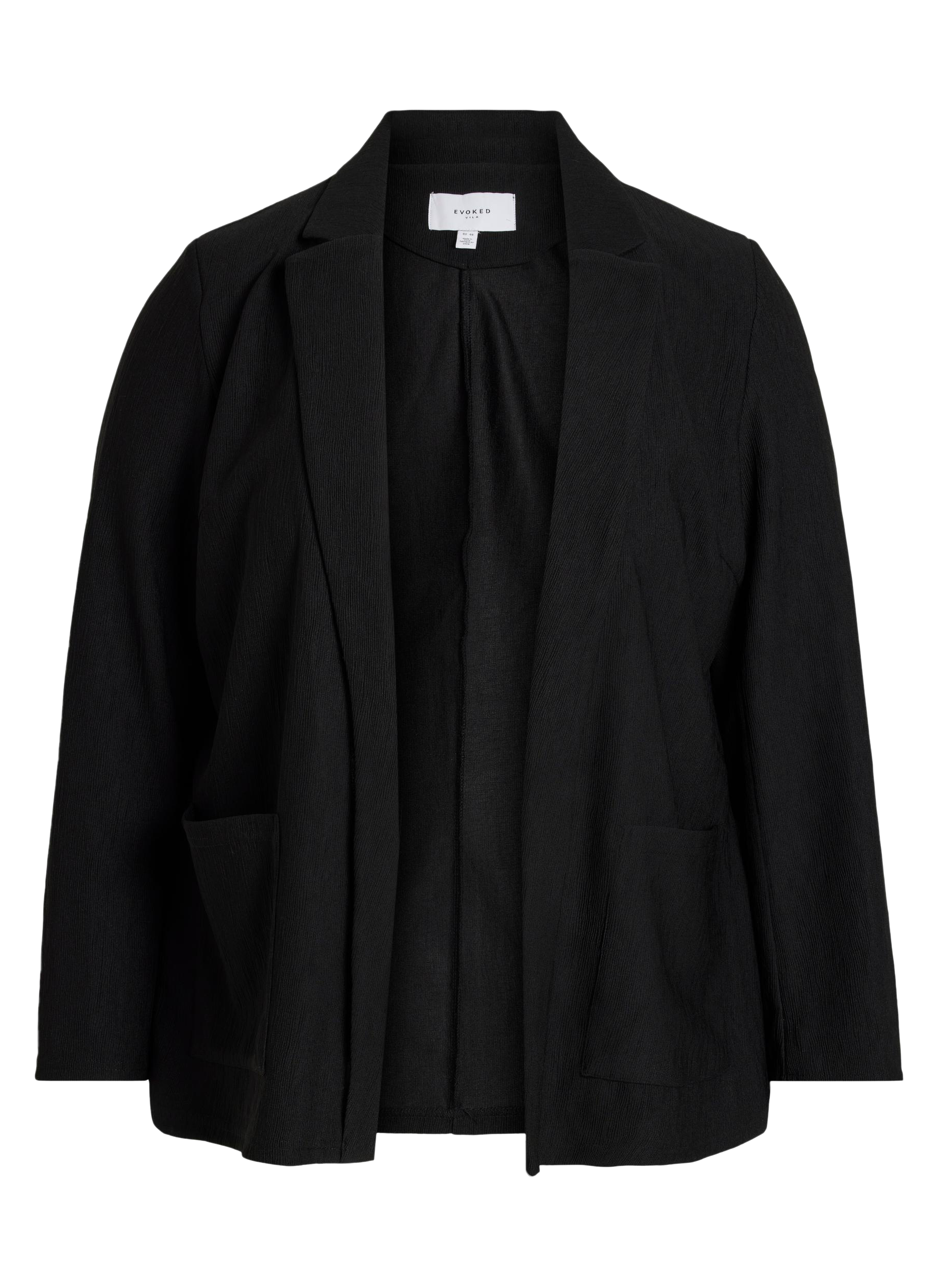 Blazer court col tailleur  EVOKED Noir