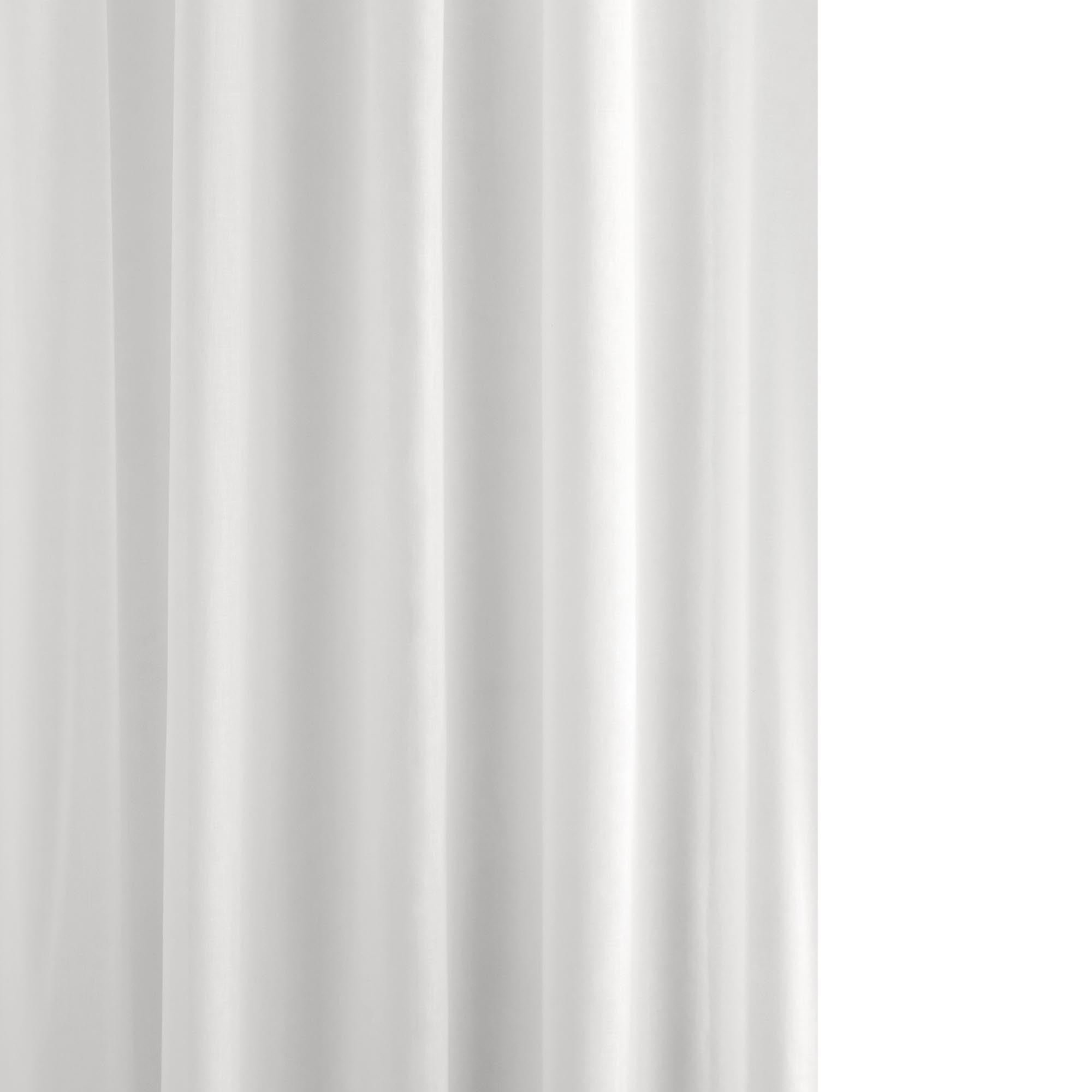 KEA - Cotton net curtain with gathering tape MADURA White