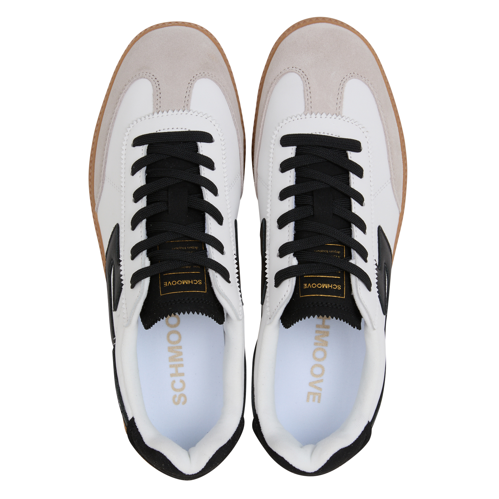 Baskets basses en cuir SCHMOOVE Multicolore