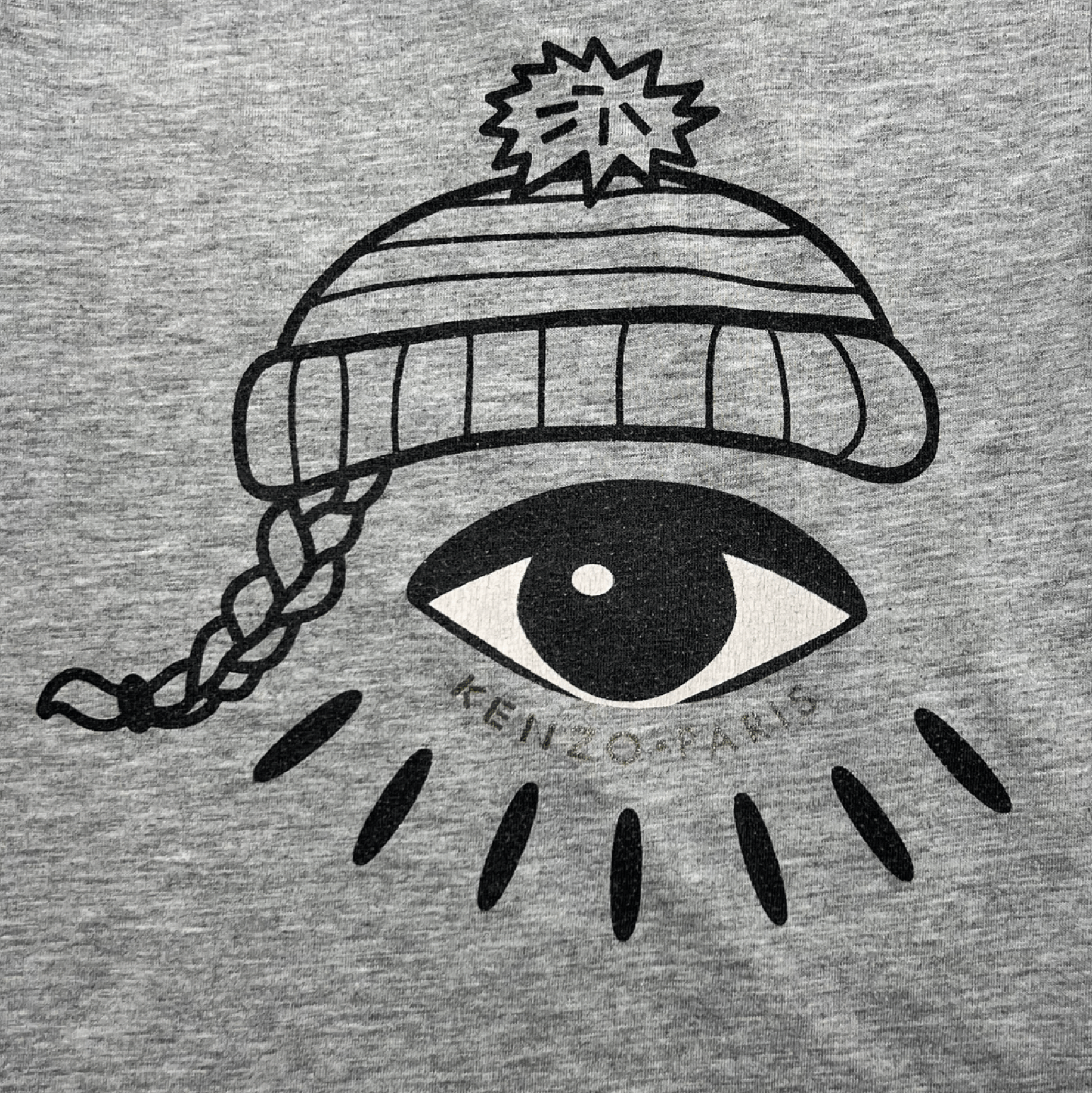 Gray Kids T-shirt - 8 years KENZO - SECONDE MAIN Grey