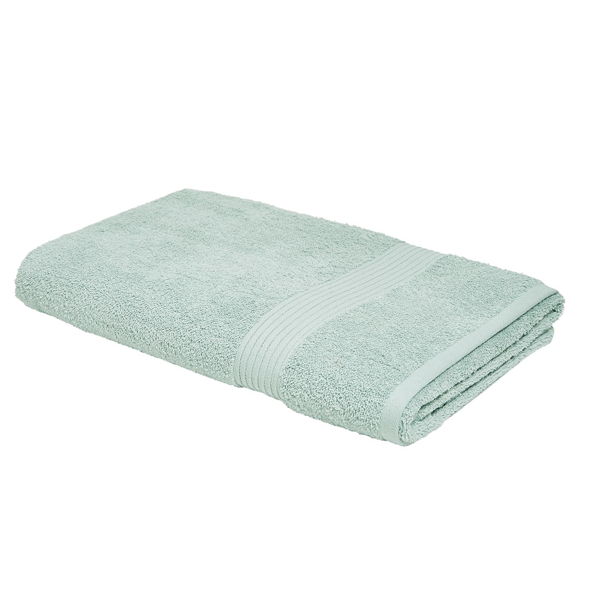 Solid color cotton beach towel Green