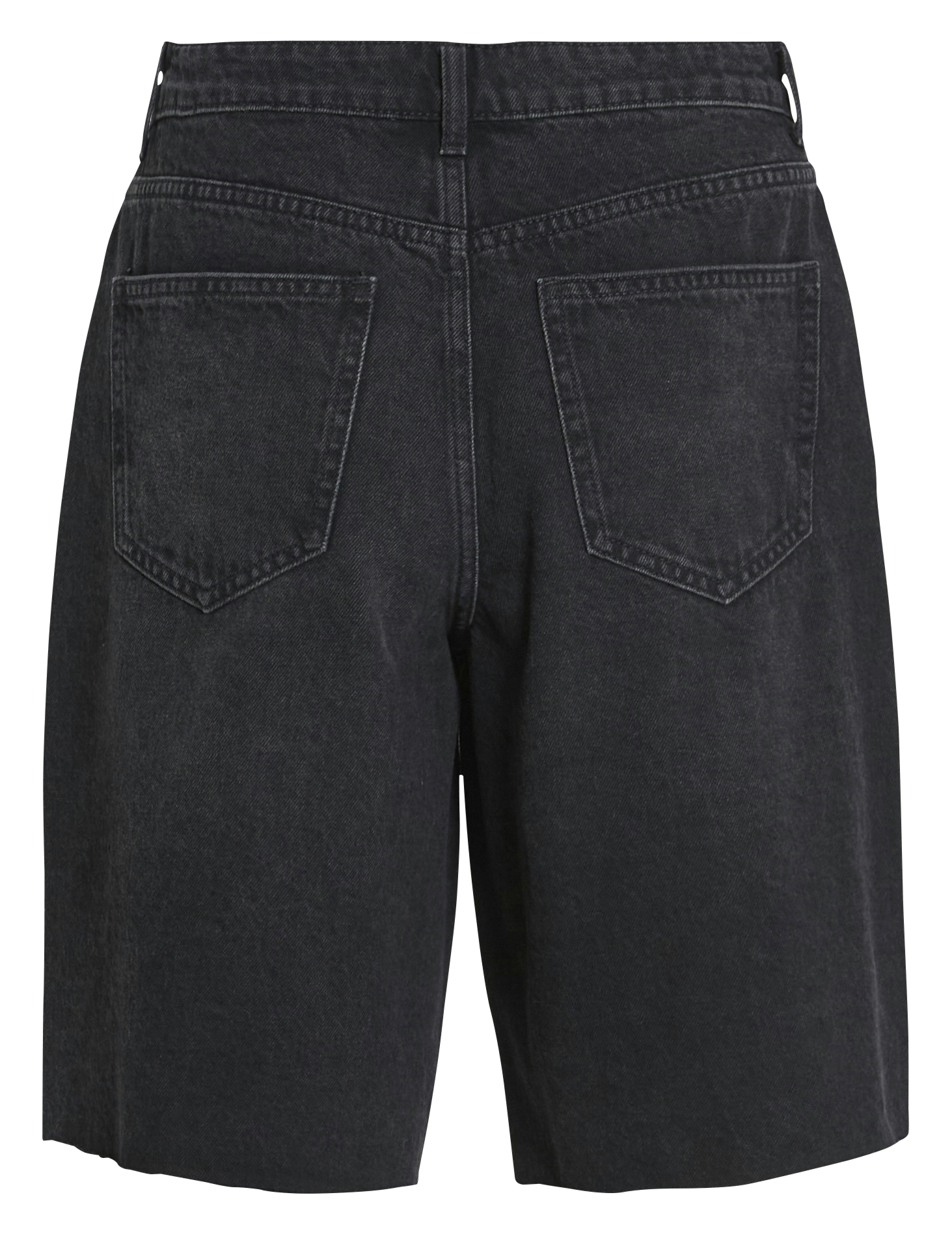 Bermuda droit en coton mélangé VILA Noir