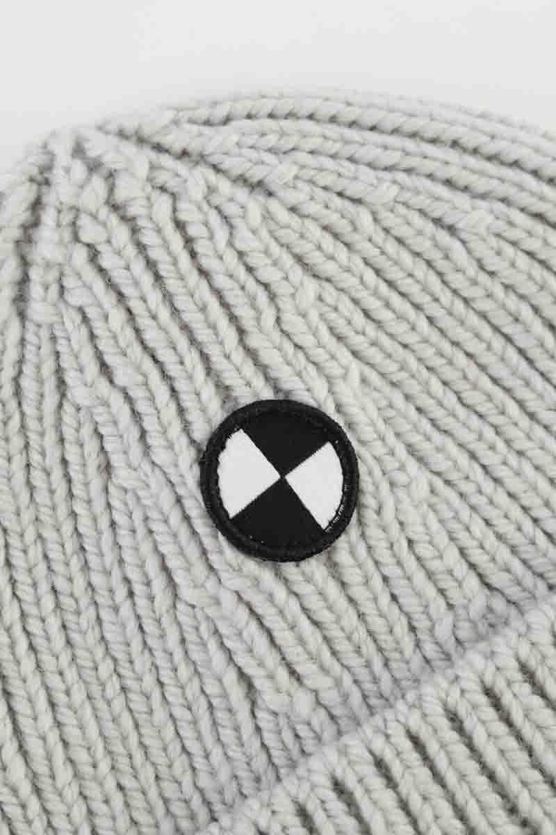 Low-cut loose-fit dress Grey