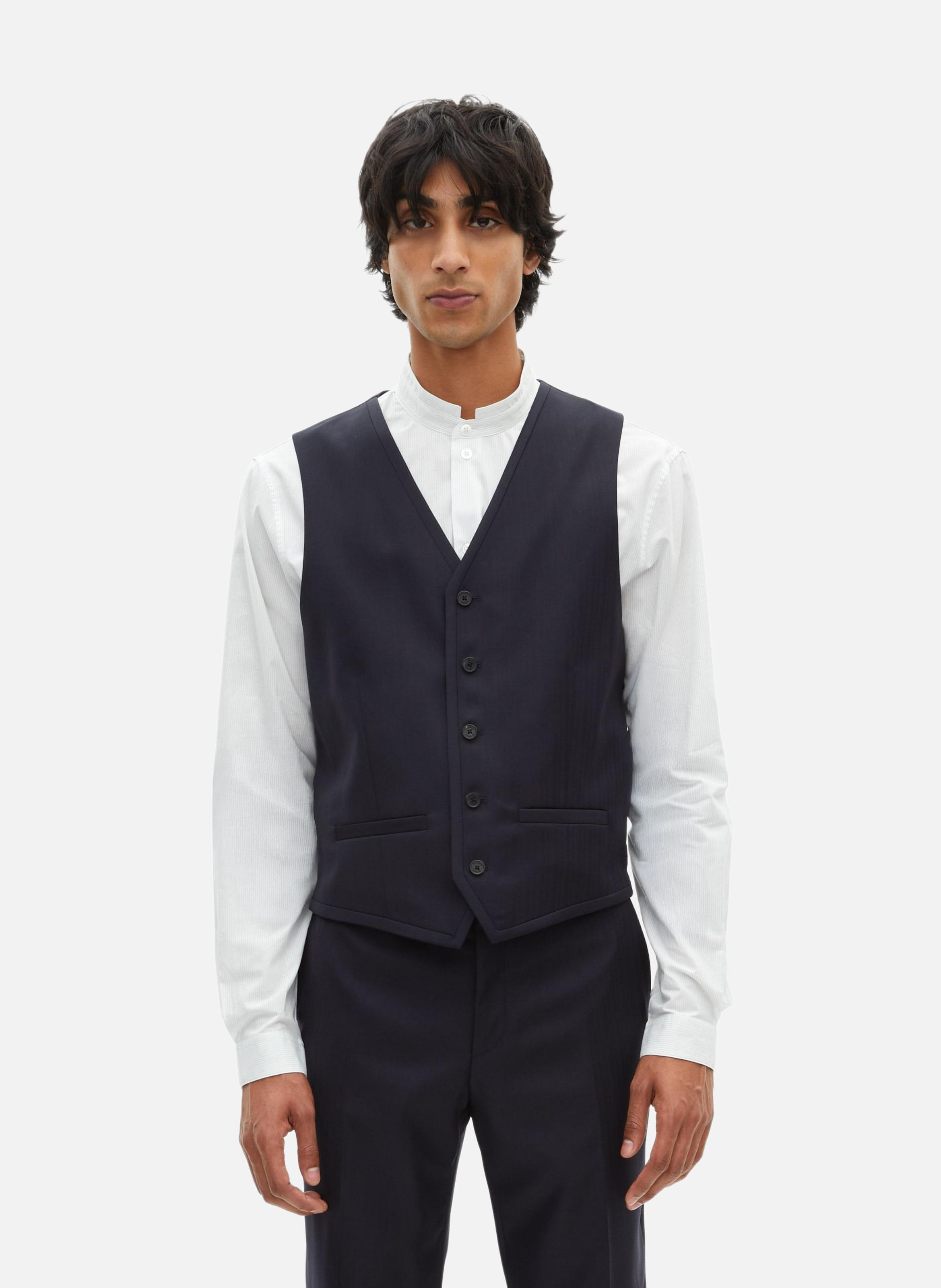 Wool suit waistcoat THE KOOPLES Blue