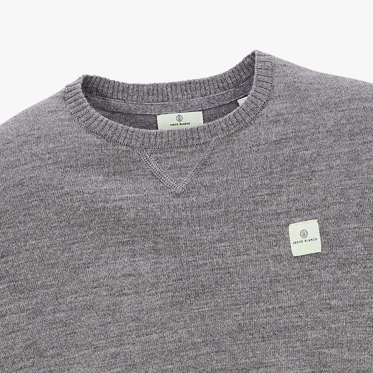 High-neck sweater SERGE BLANCO Grey