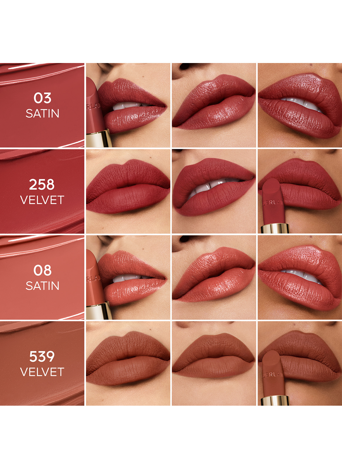 ROUGE G De navulling - De personaliseerbare verzorgende lippenstift GUERLAIN 518 le rose blush - satin