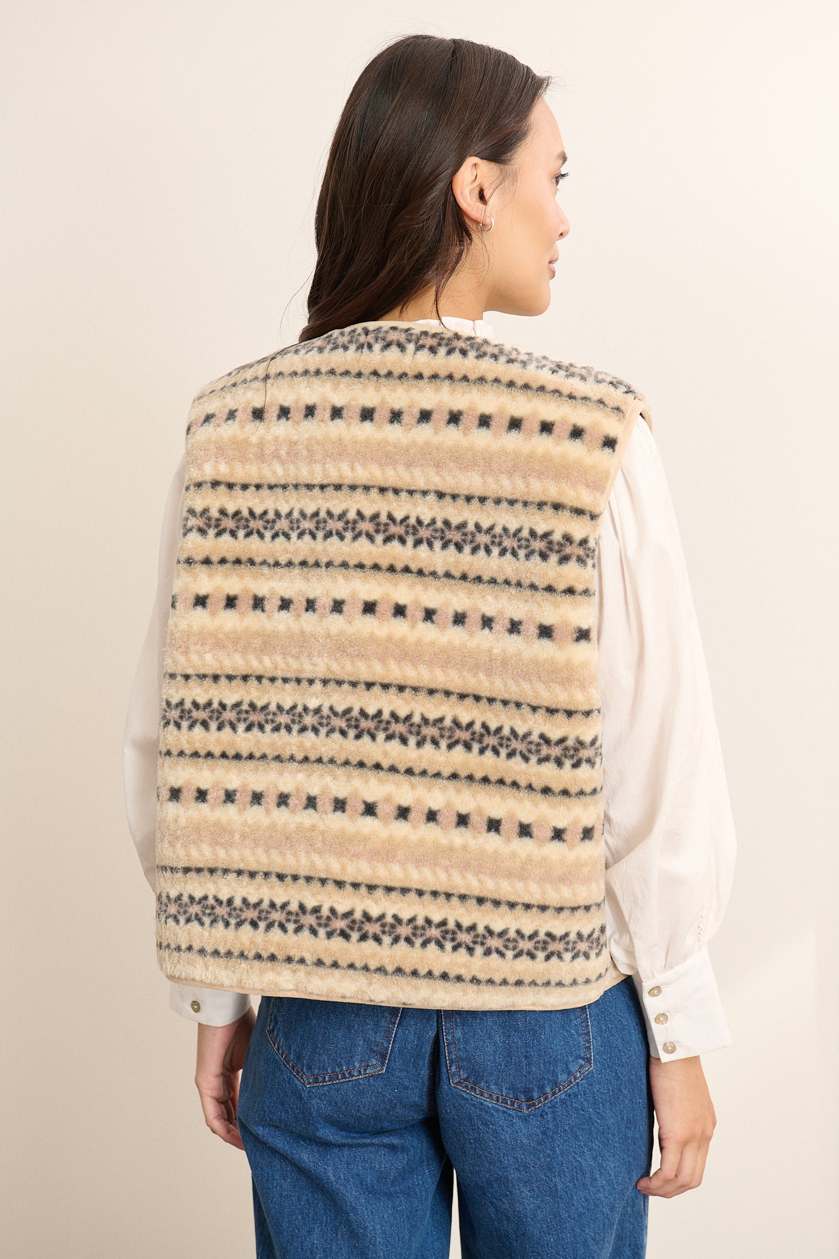 Sleeveless jacket GARANCE PARIS Beige