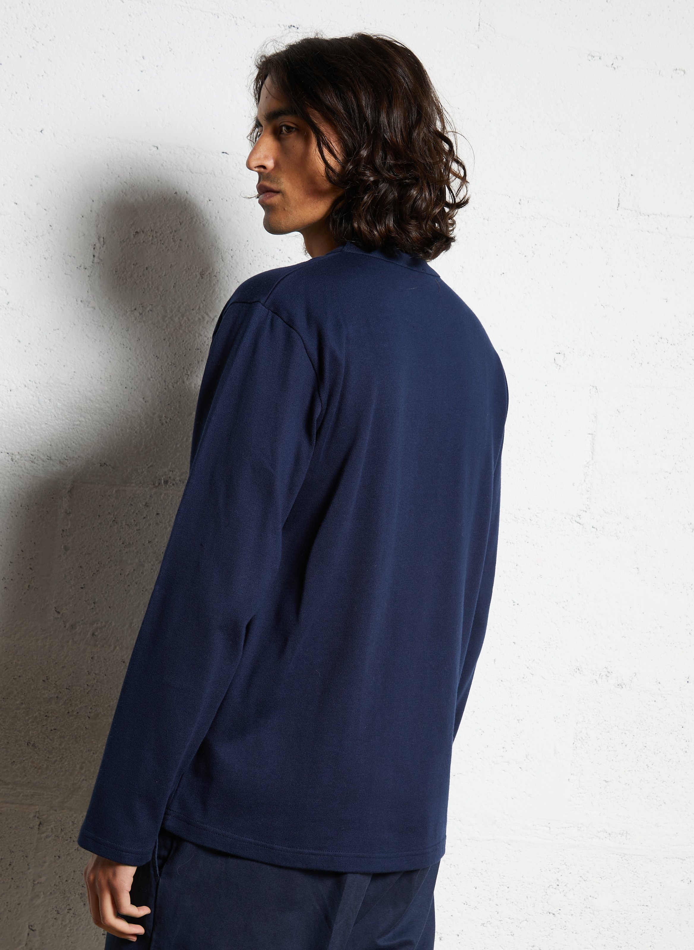 Tee-shirt droit col rond en coton ARMOR LUX Bleu