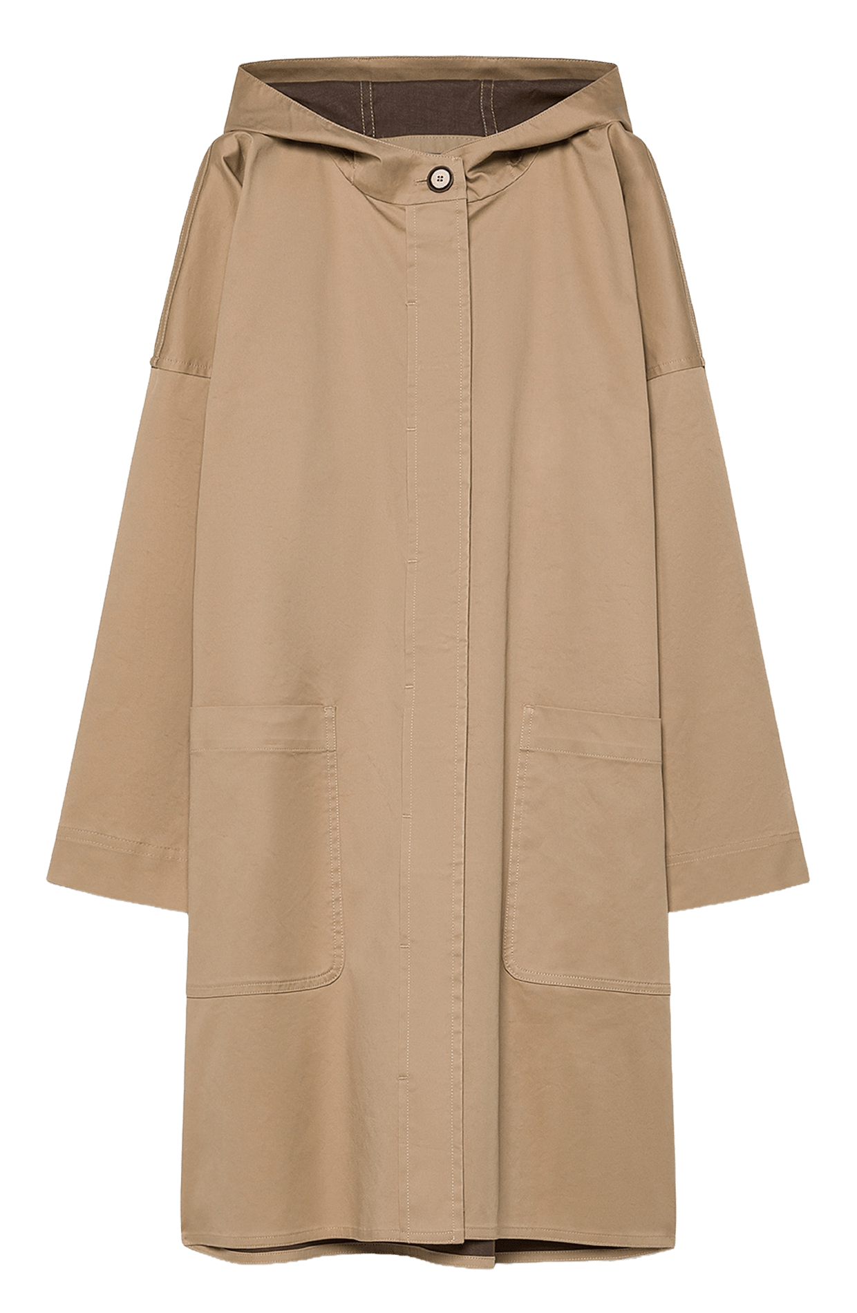 Parka met capuchon POMANDERE Beige